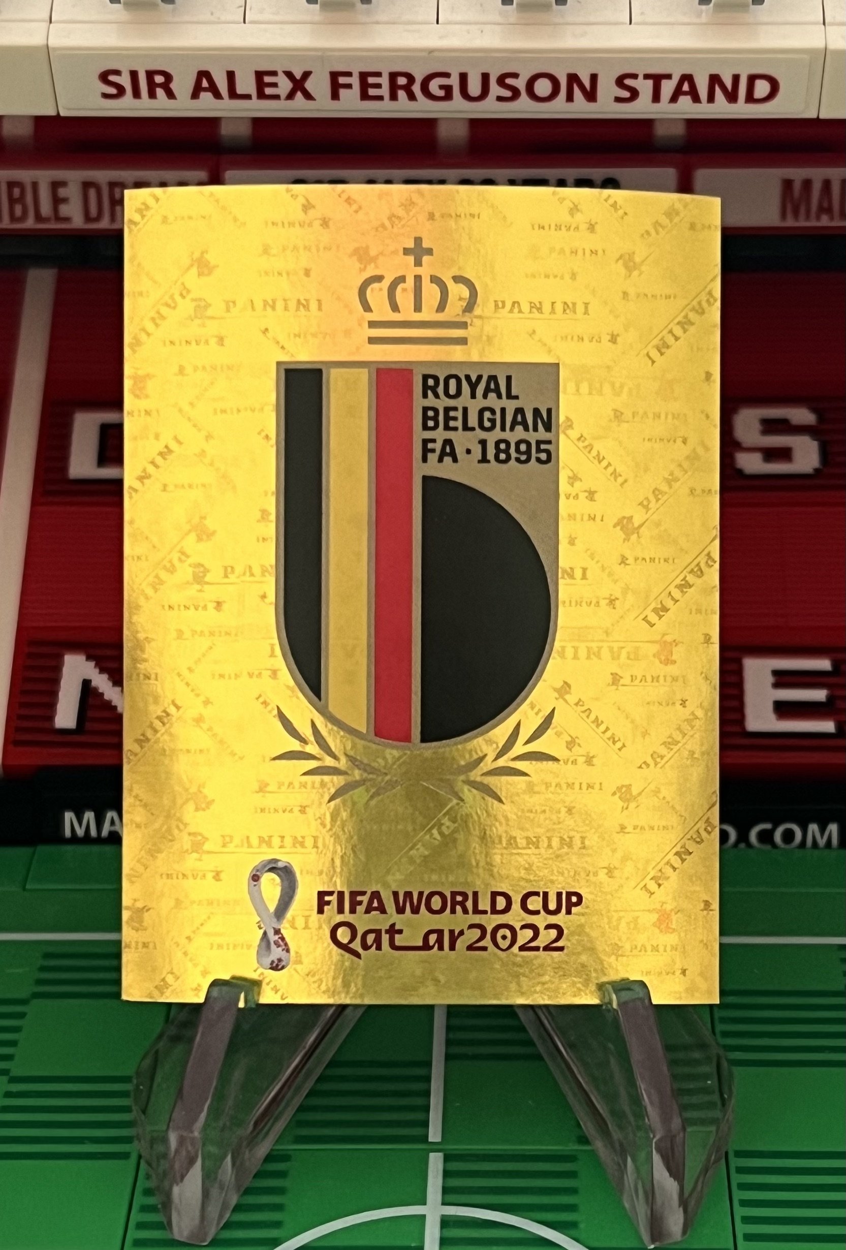 belgium badge world cup qatar panini stickers