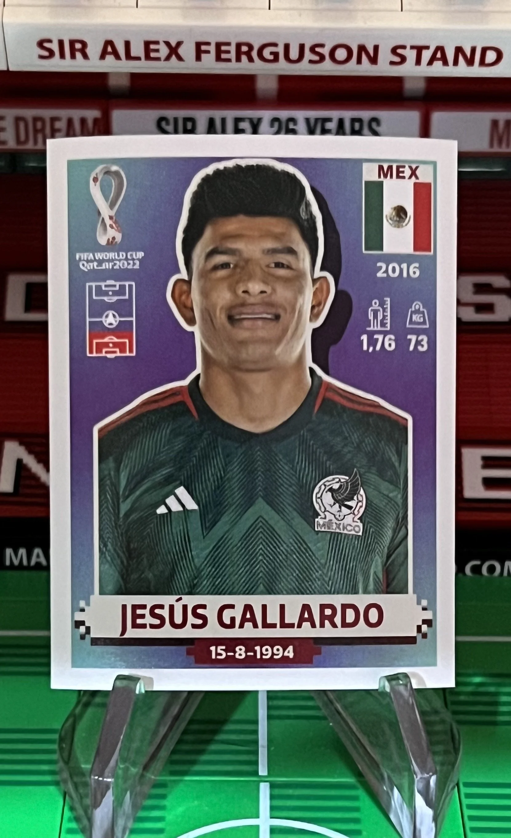 jesus gallardo world cup qatar panini sticker