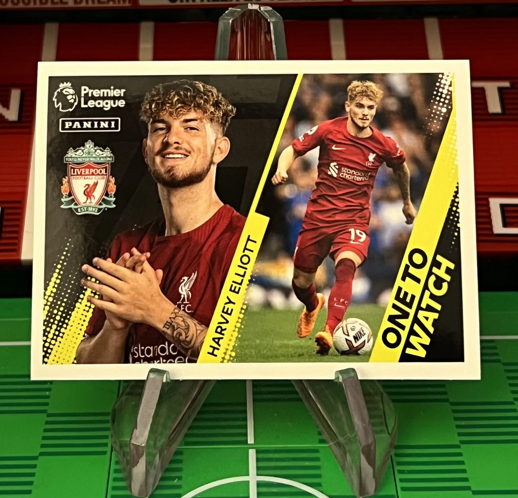 harvey elliott one to watch 2023 panini sticker