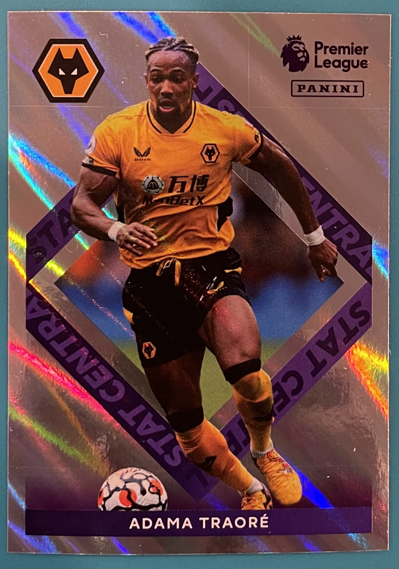 adama traore stat central 2022 panini sticker