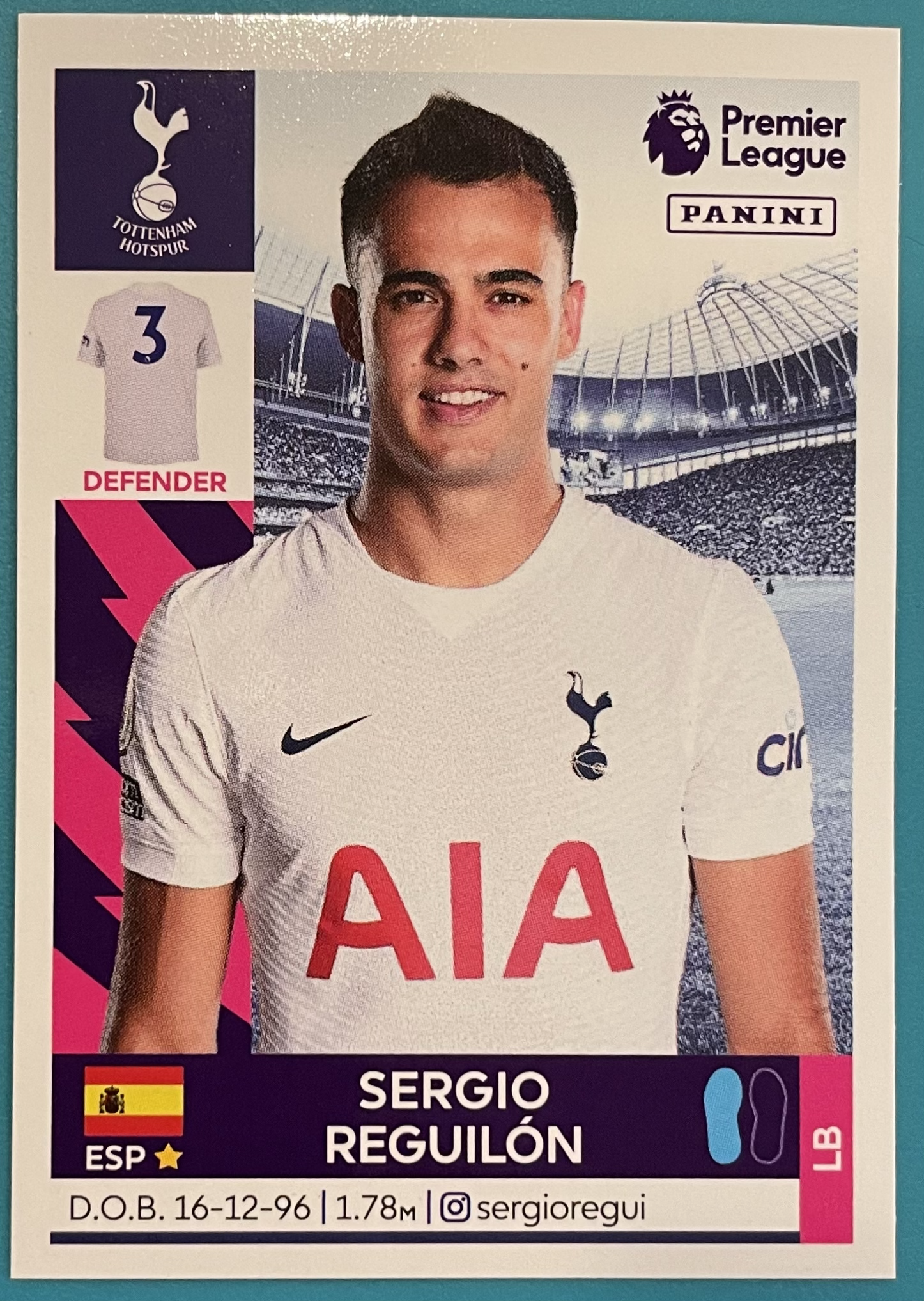 sergio reguilon 2022 panini sticker