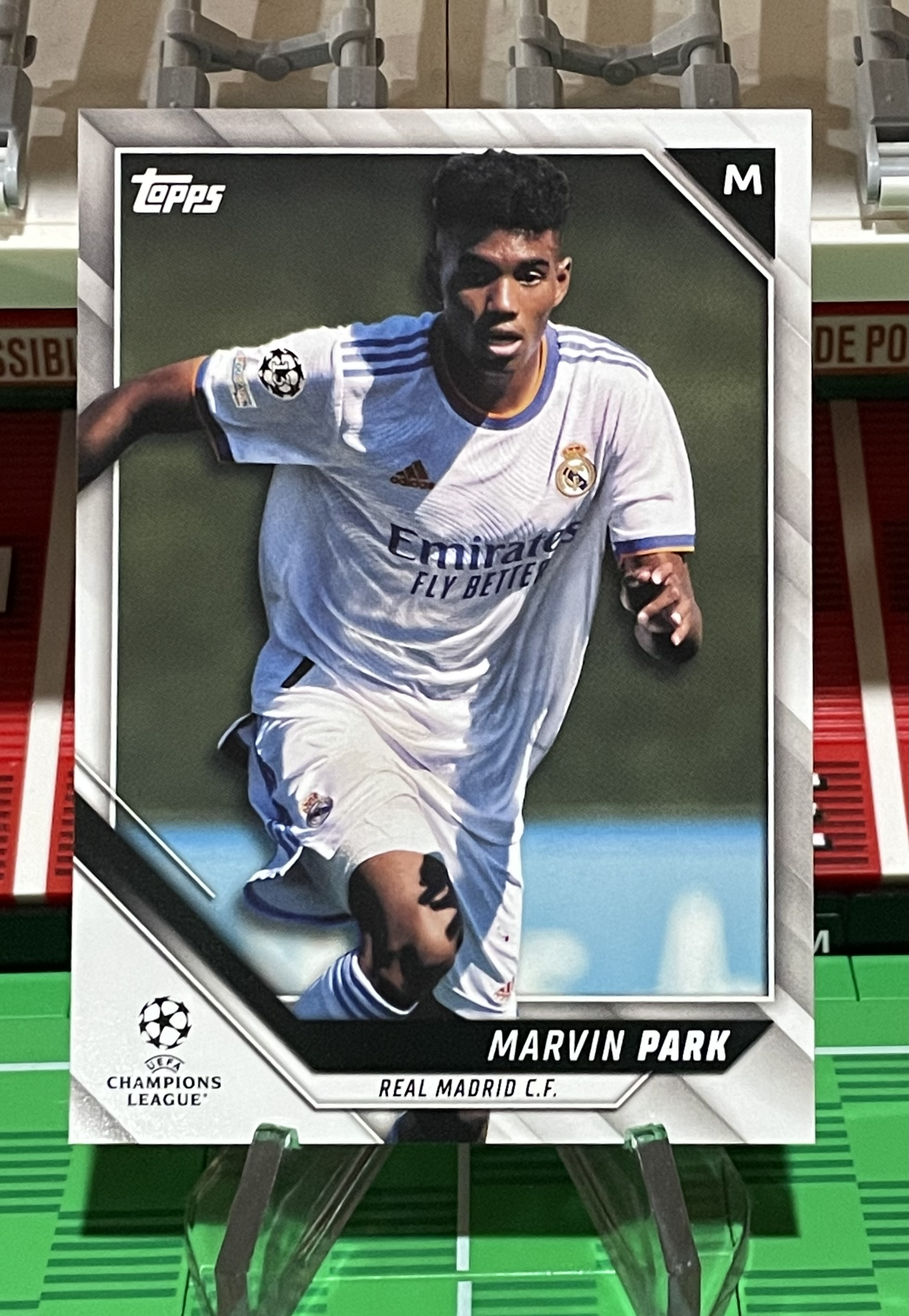 marvin park 2022 topps uefa champions league card