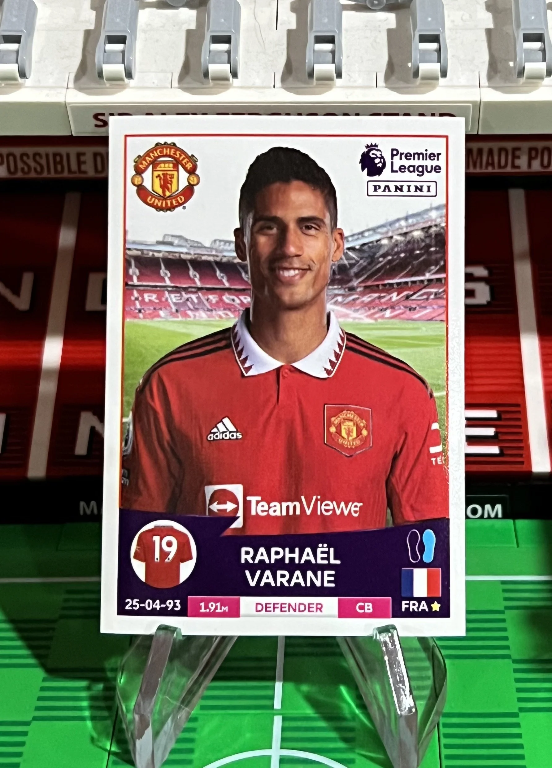 raphael varane 2023 panini sticker