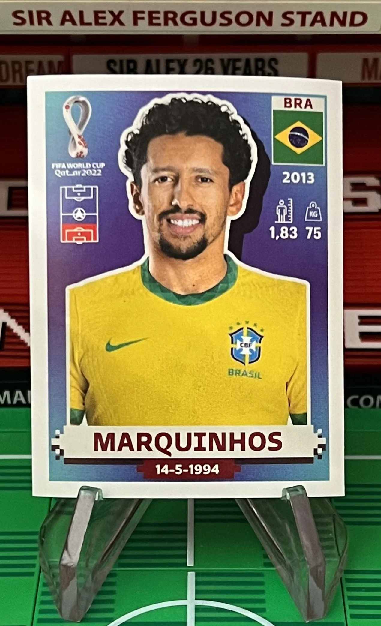 marquinhos world cup qatar panini sticker