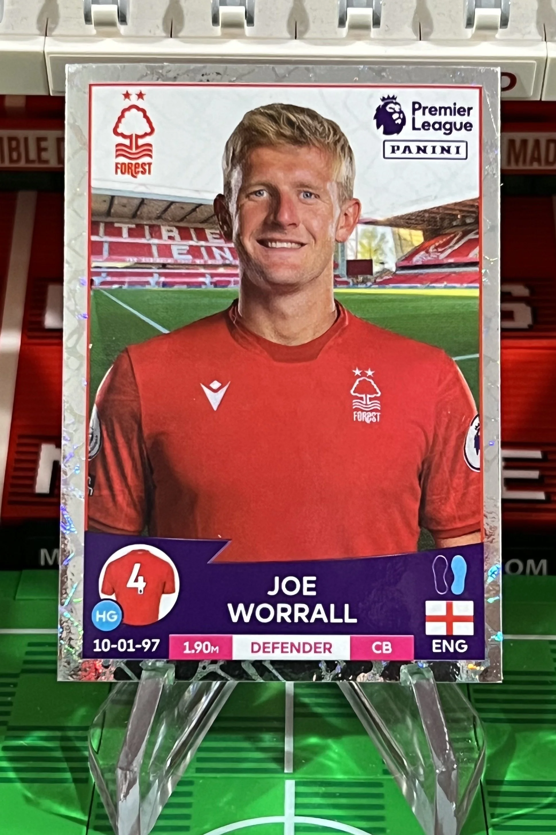 joe worrall 2023 panini sticker