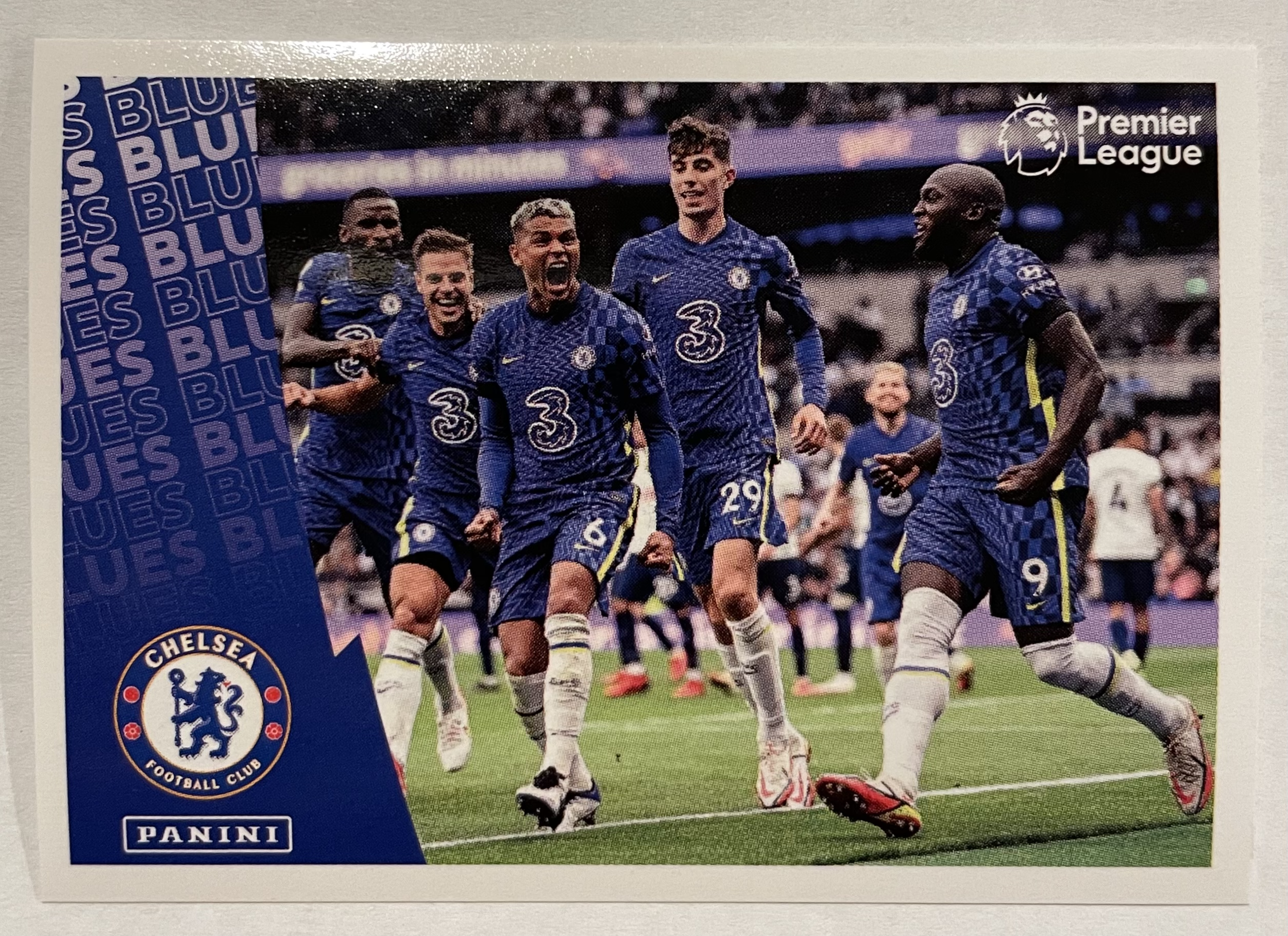 Chelsea team celebration 2022 panini sticker