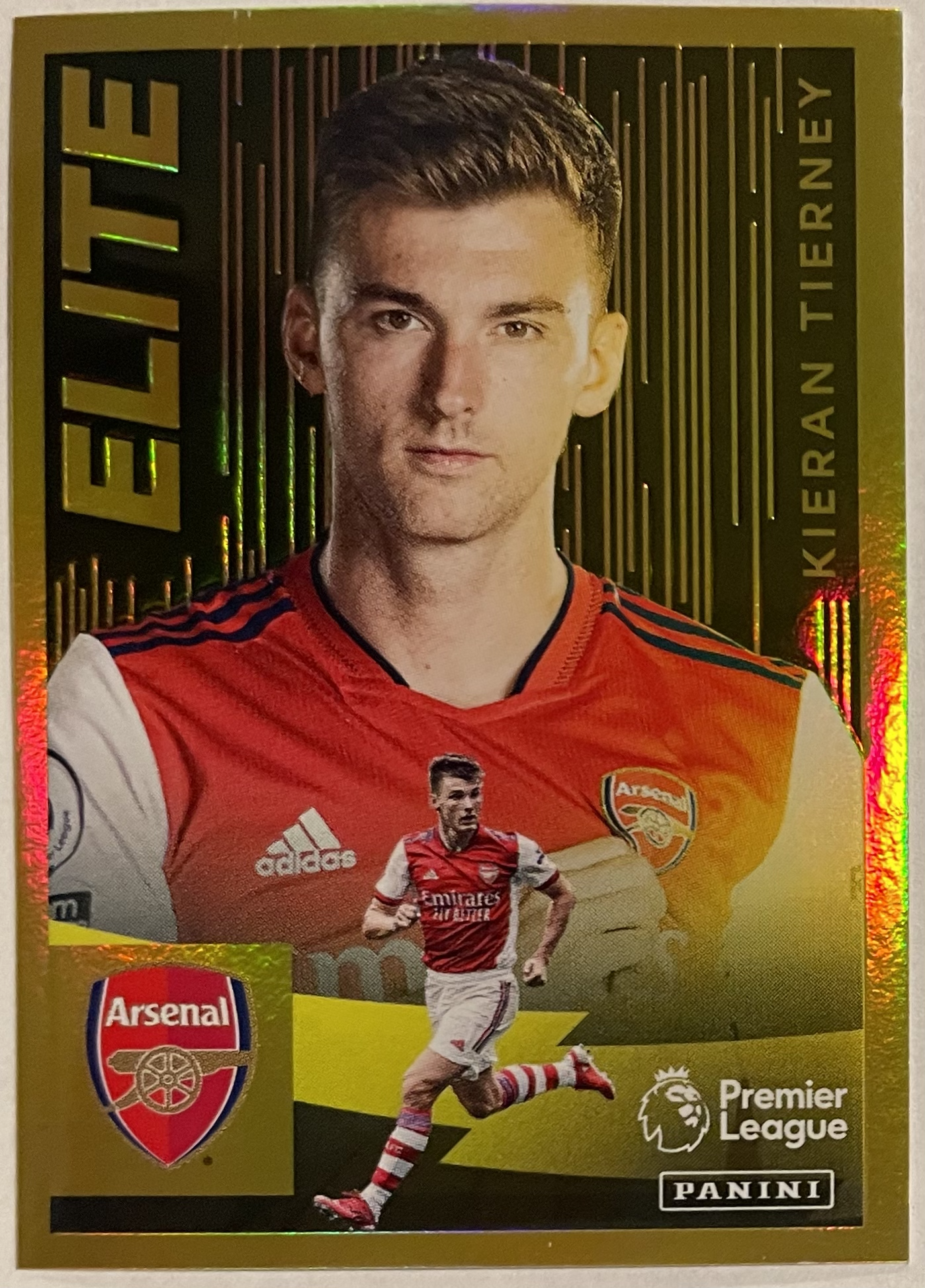 kieran tierney elite 2022 panini sticker