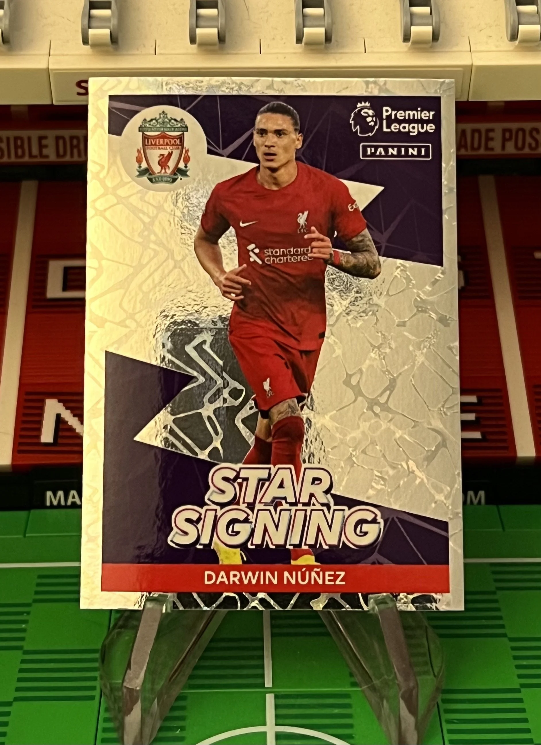 darwin nunez 2023 panini star signing sticker