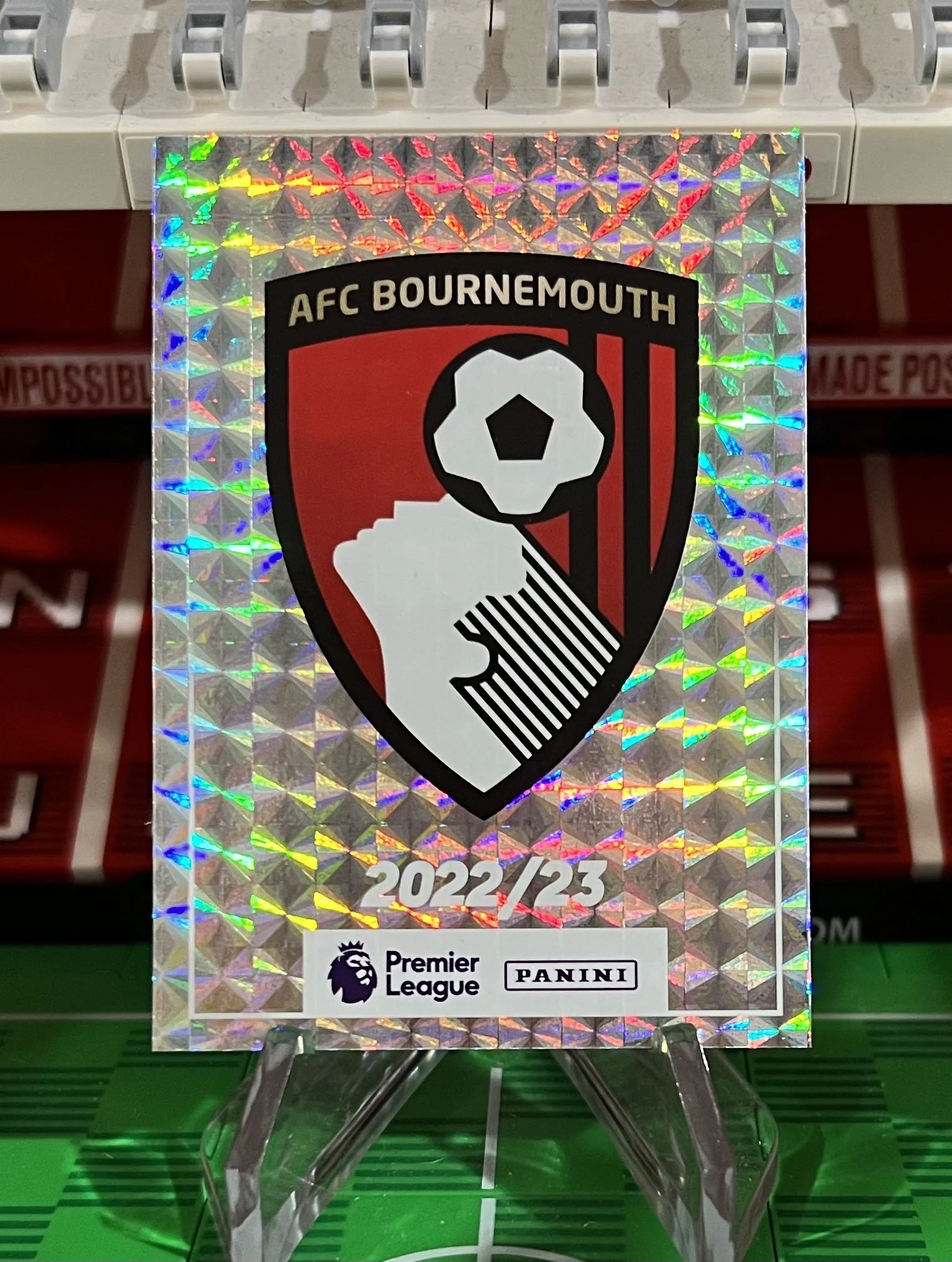 afc bournemouth 2023 panini crest sticker