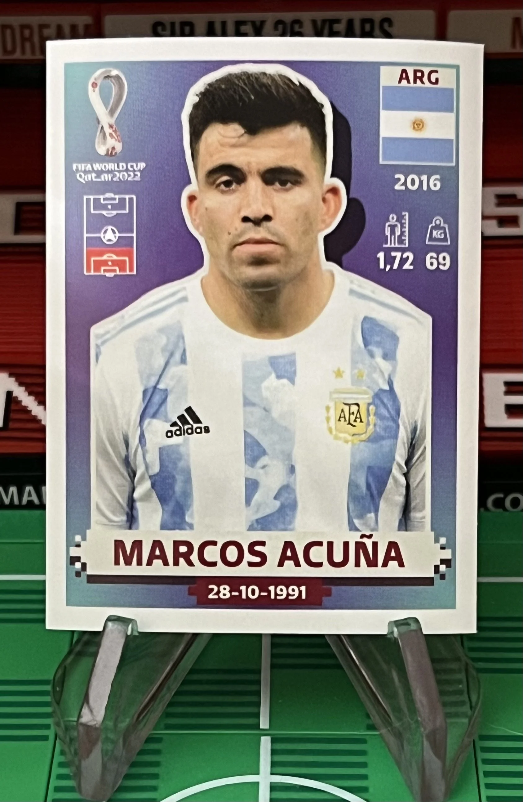 marcos acuna world cup qatar panini sticker