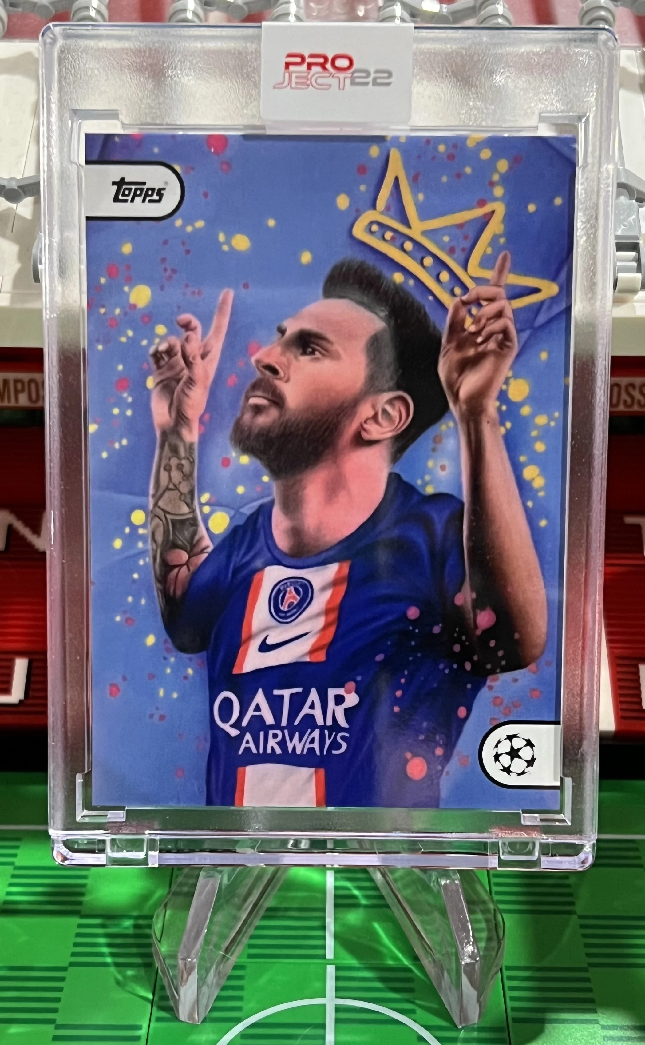 lionel messi topps project 22 card
