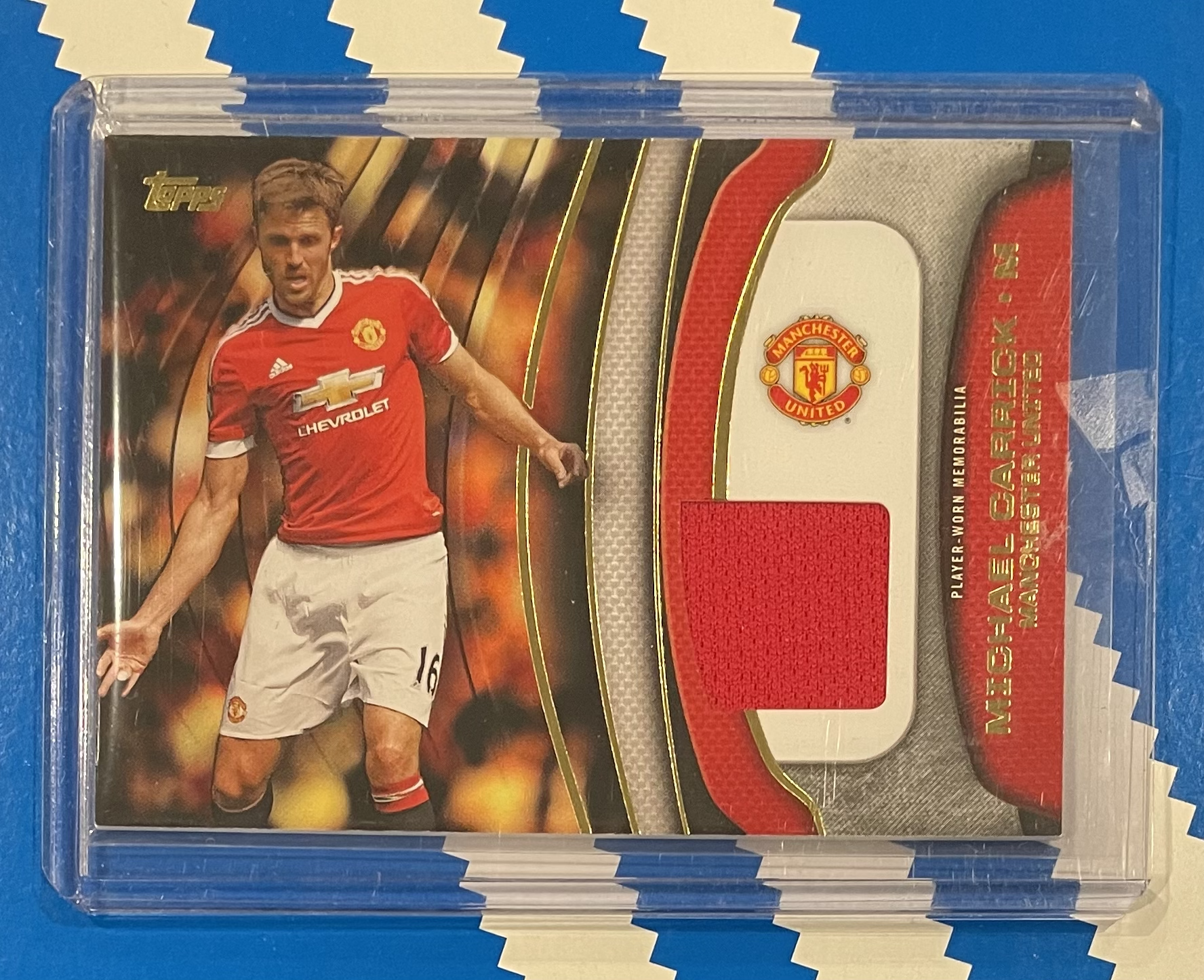 michael carrick topps patch card
