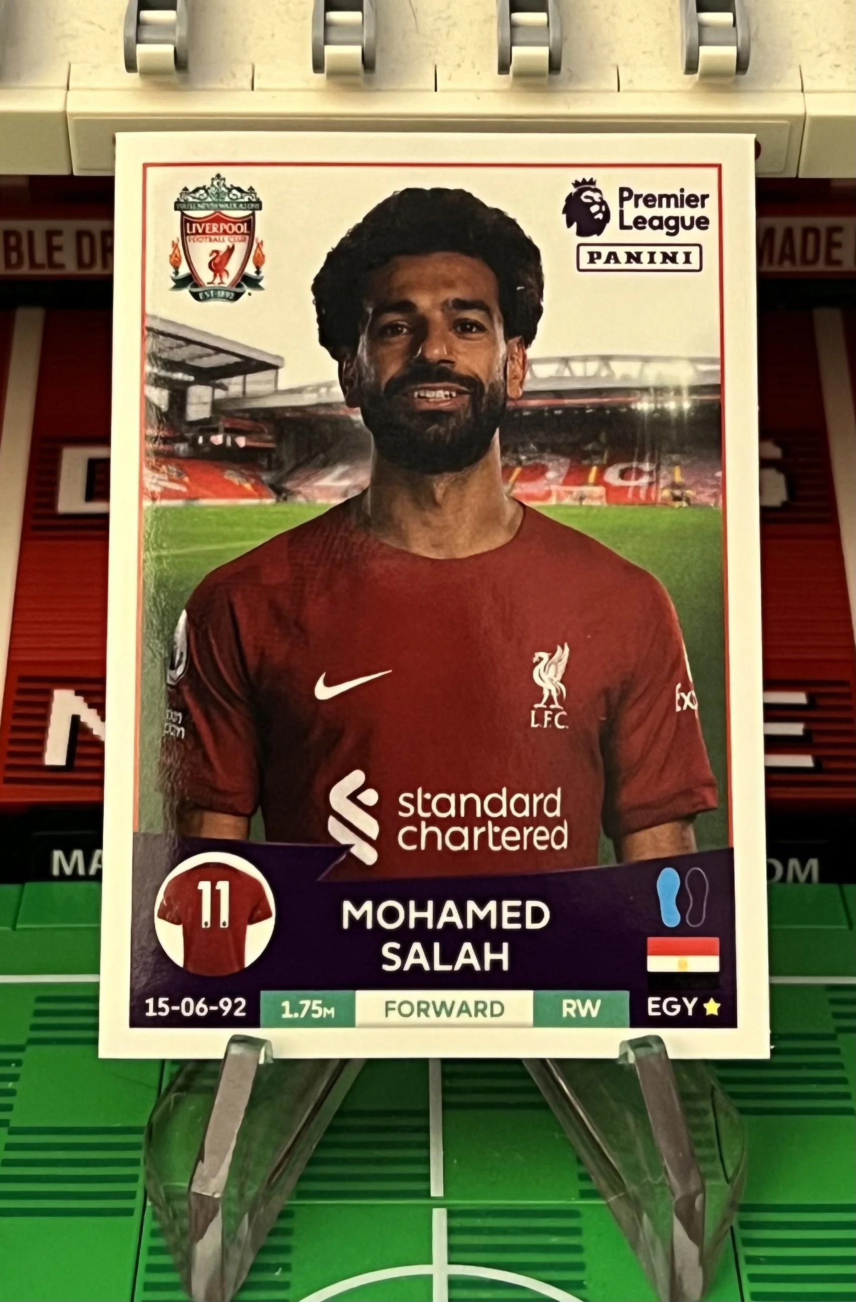 mohamed salah 2023 panini sticker
