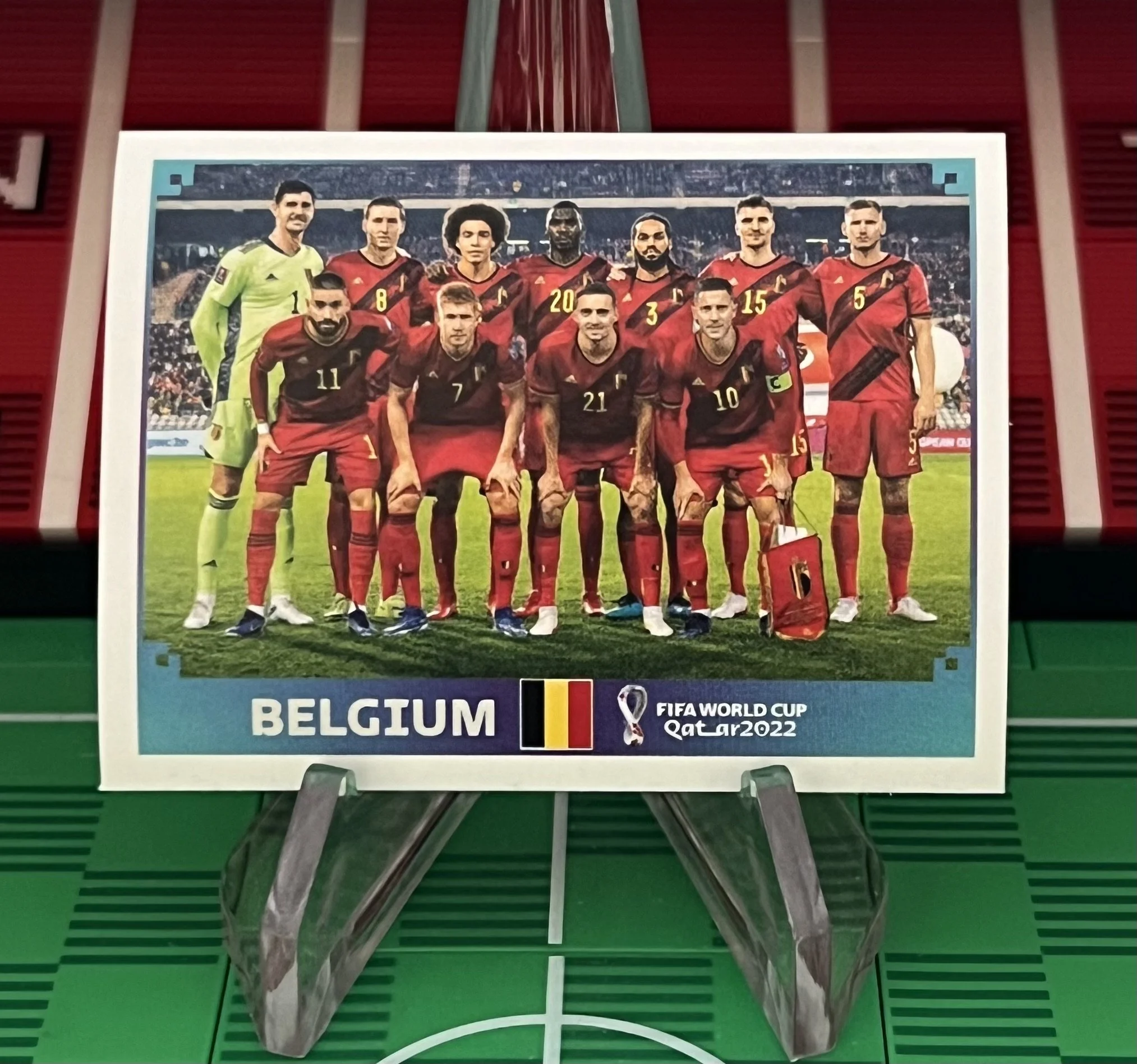 belgium world cup qatar panini stickers