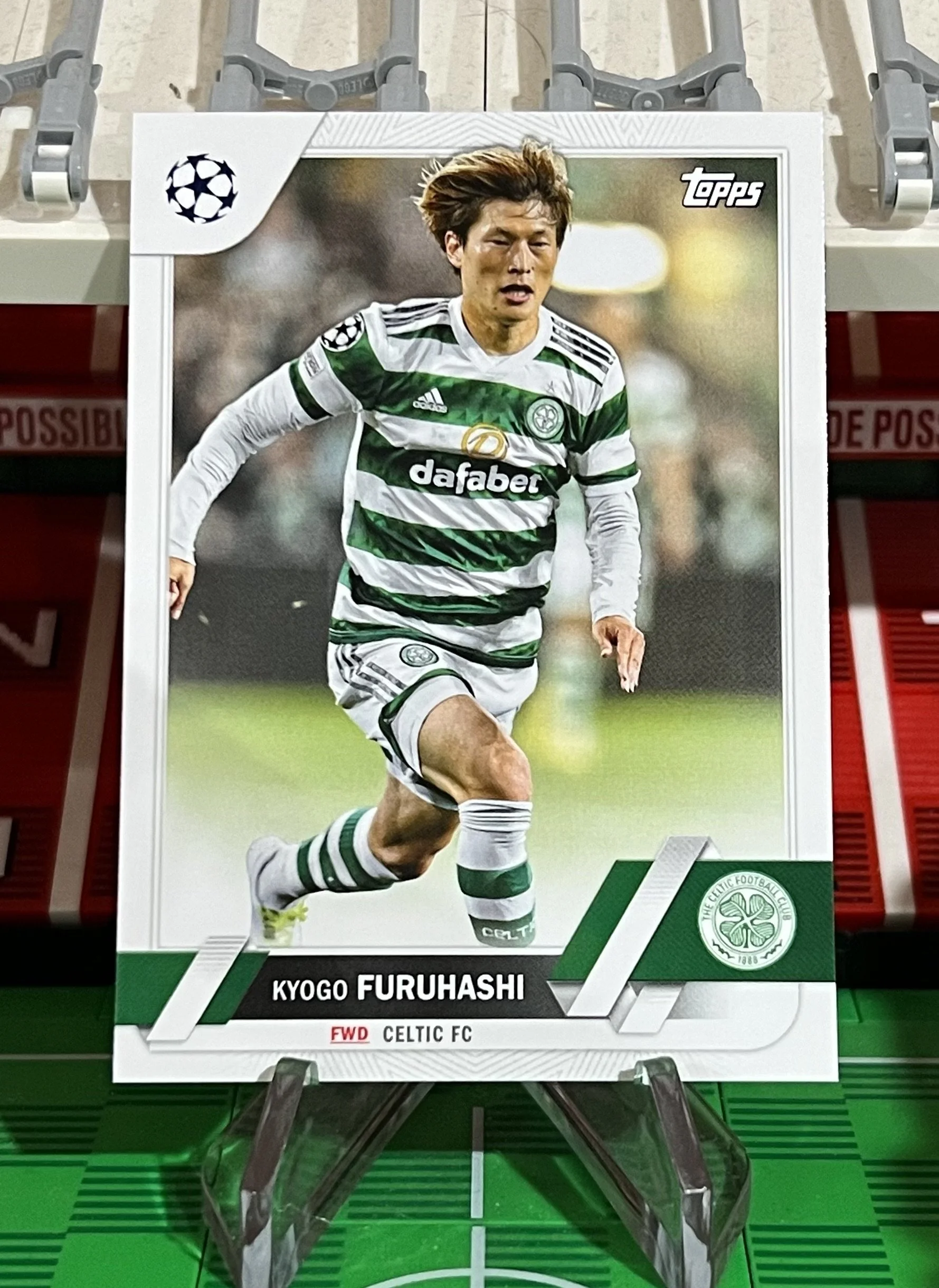 kyogo furuhashi 2023 Topps UEFA Club Competitions base Card