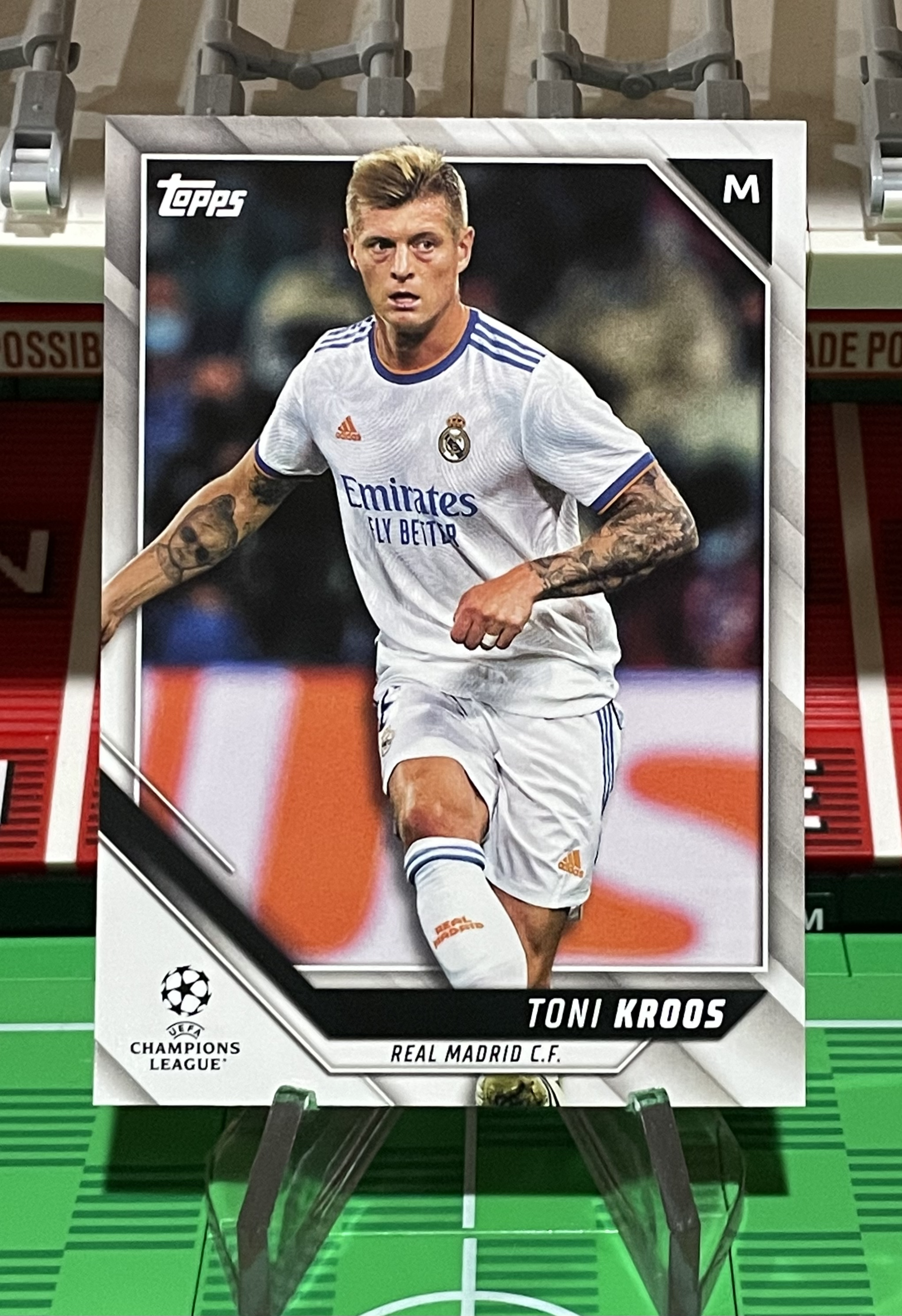 toni kroos 2022 topps uefa champions league card