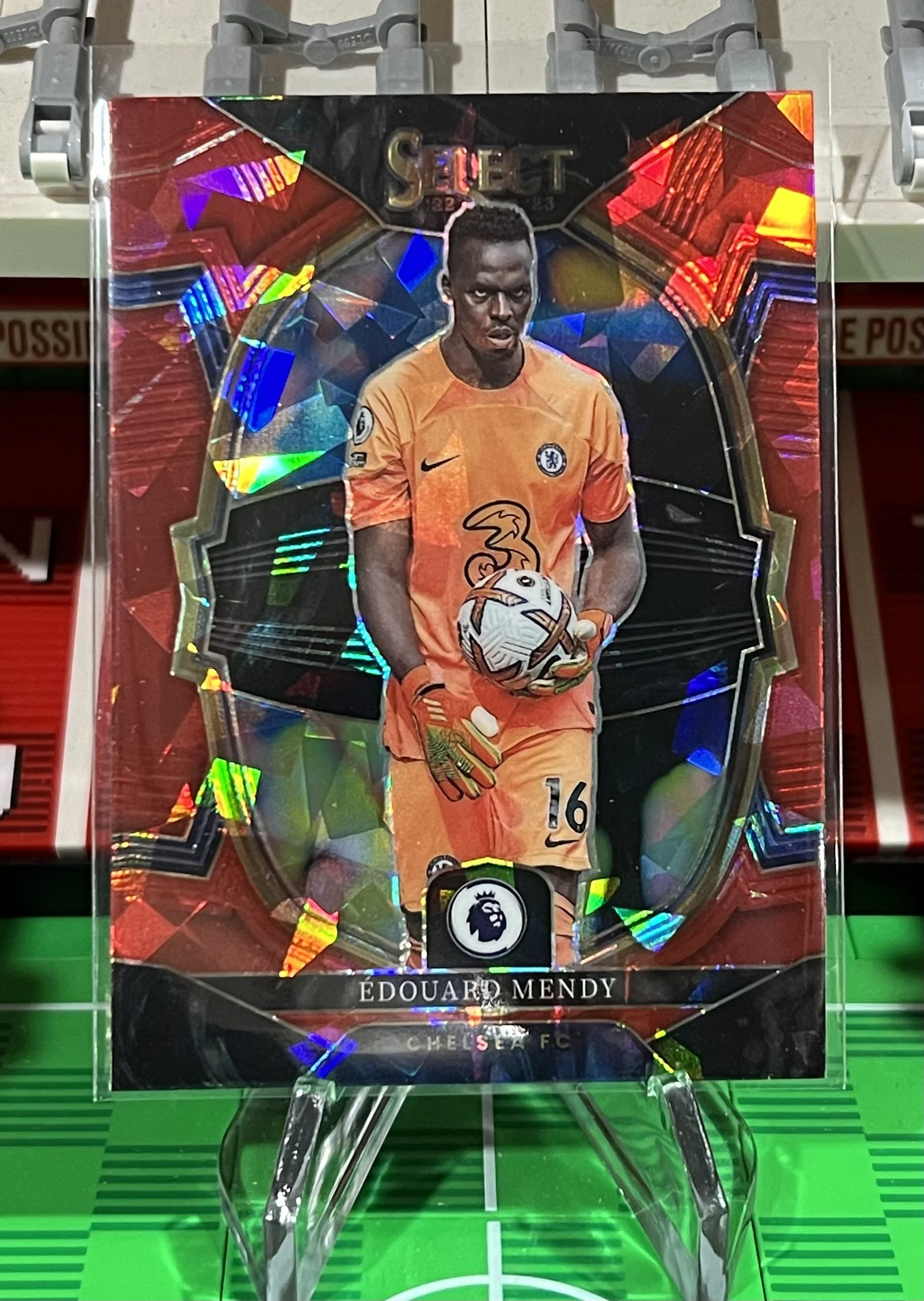 edouard mendy 2023 Panini Select cracked ice Card