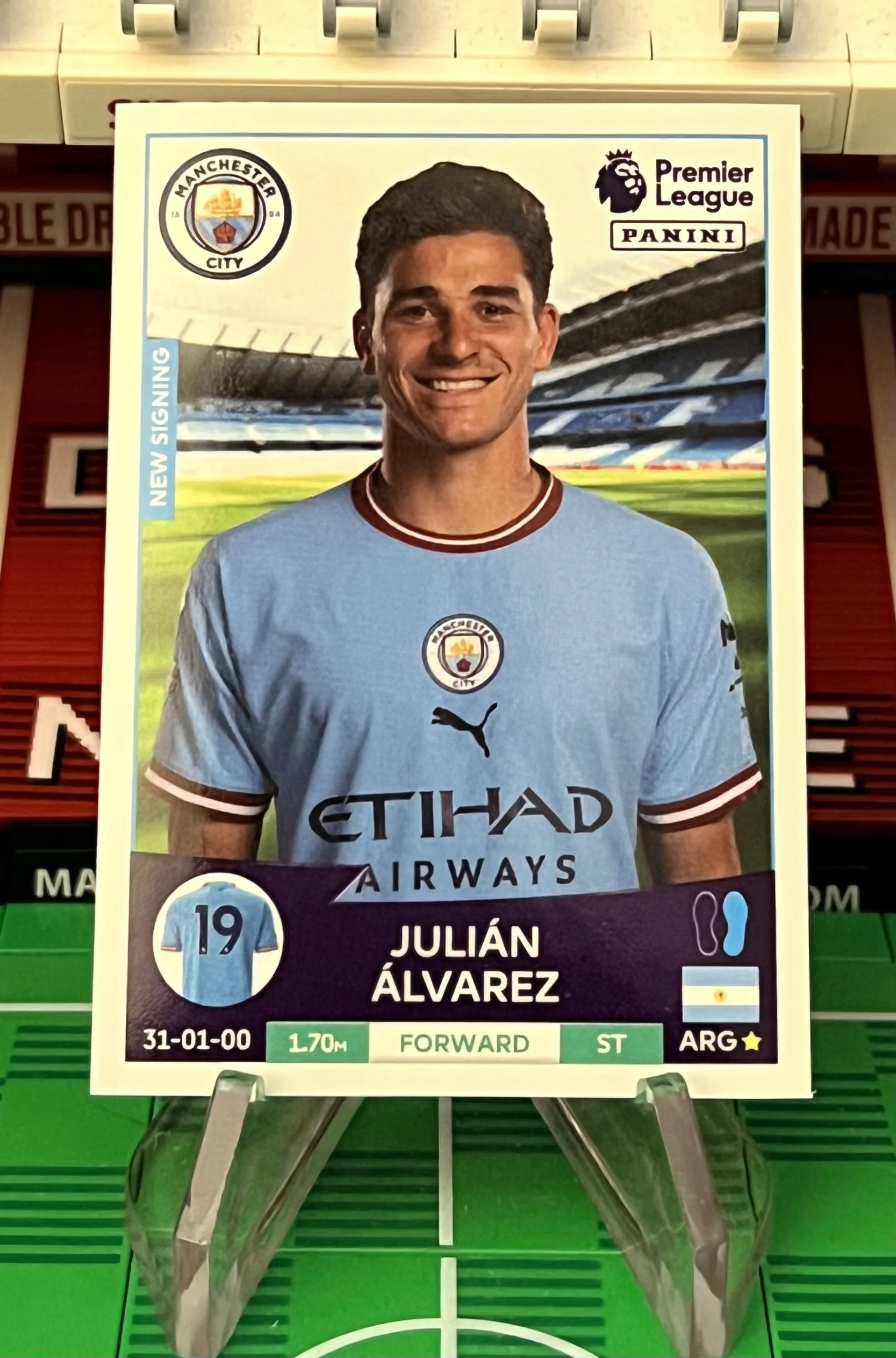 julian alvarez 2023 panini sticker