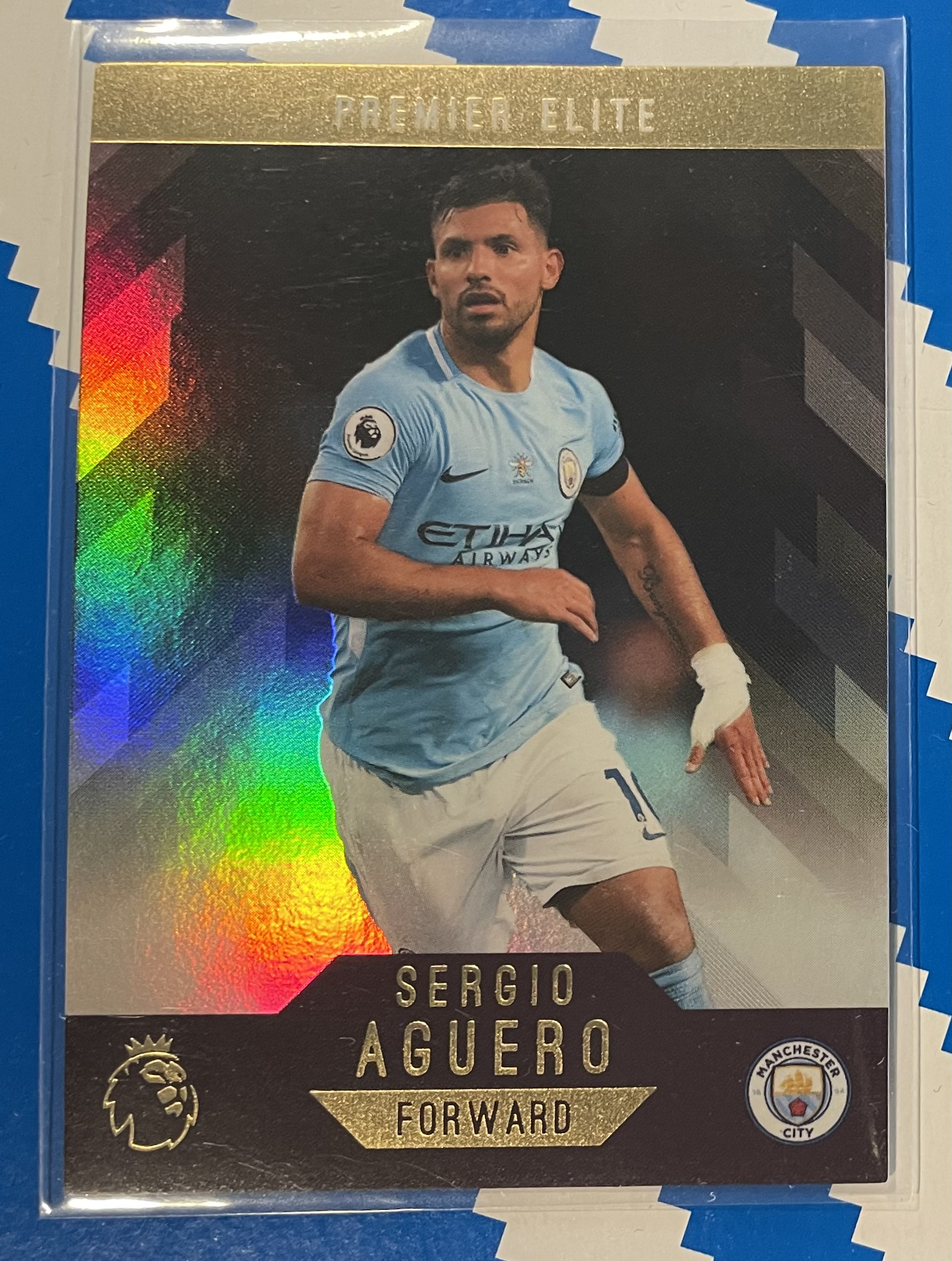 sergio aguero topp premier elite 2016 card