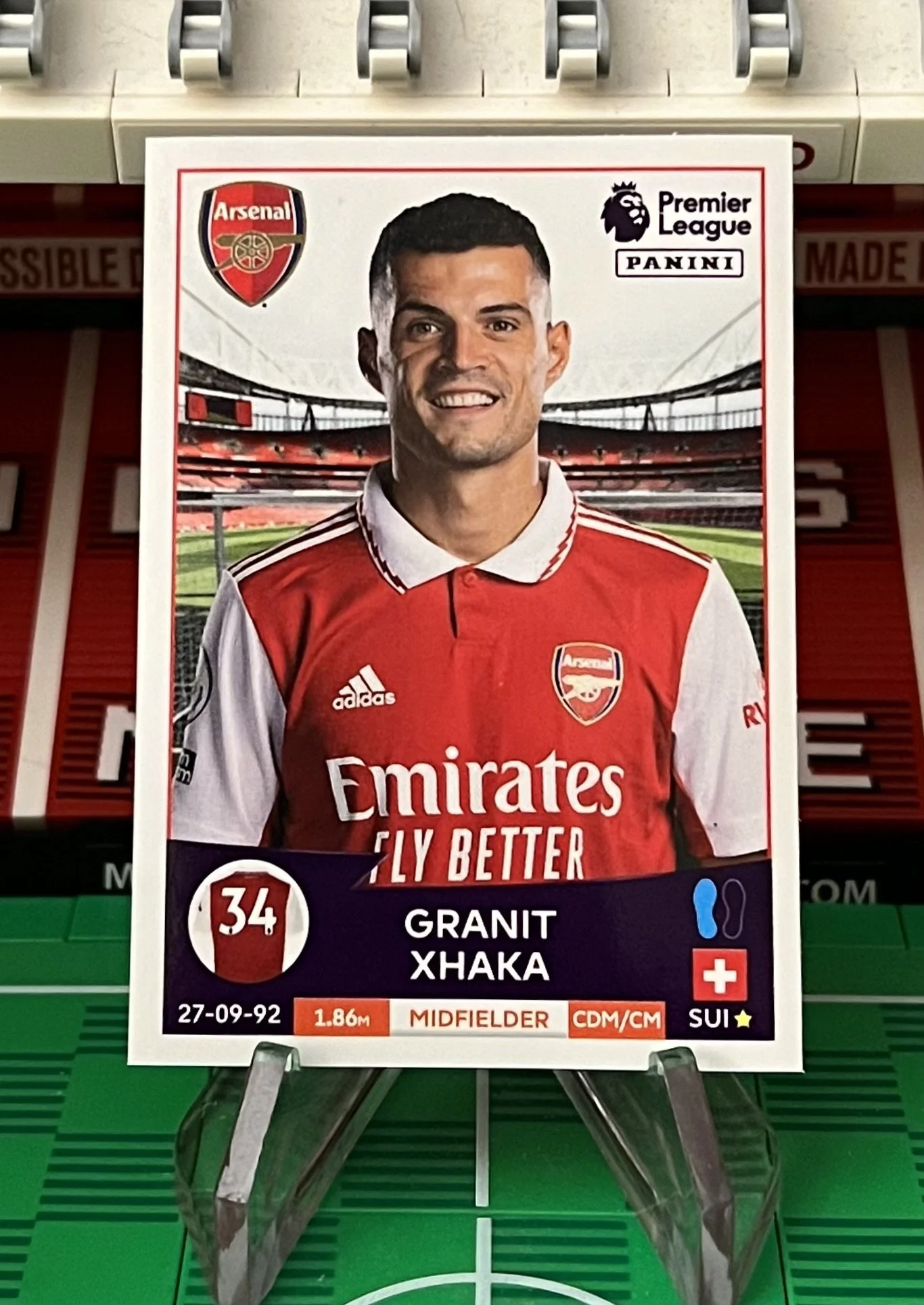 granit xhaka 2023 panini sticker