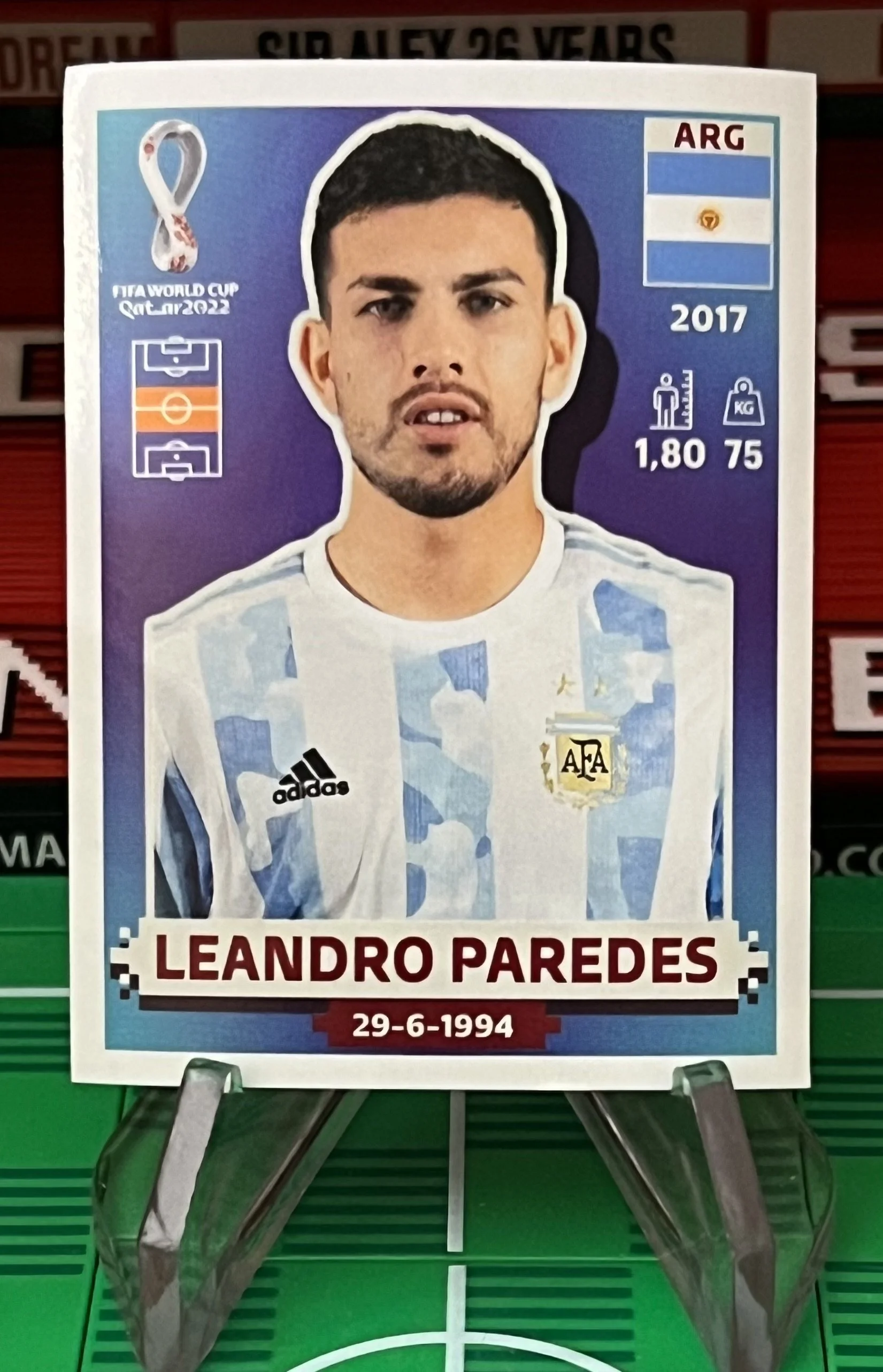 leandro paredes world cup qatar panini sticker