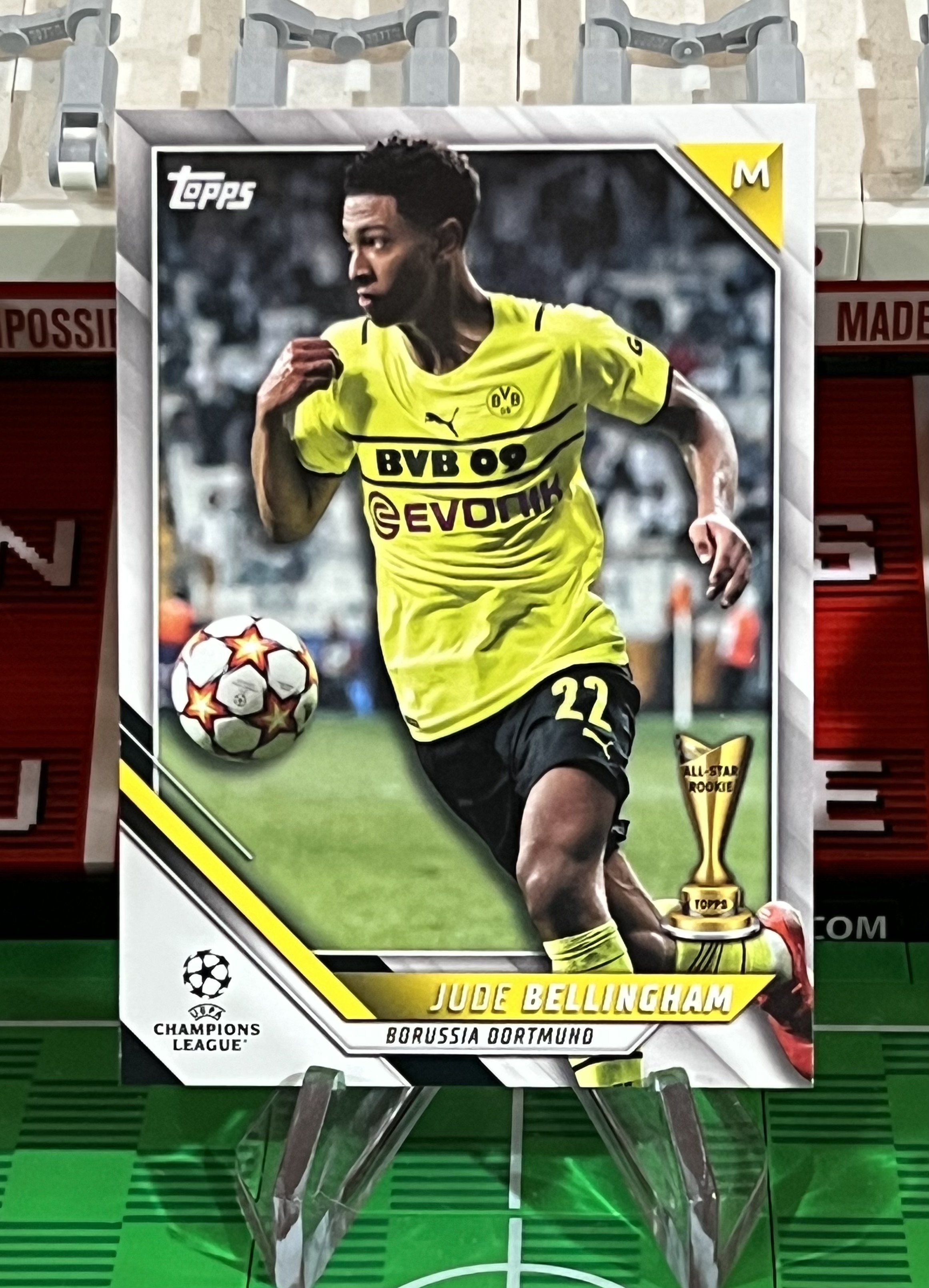 jude bellingham 2022 topps uefa champions league card