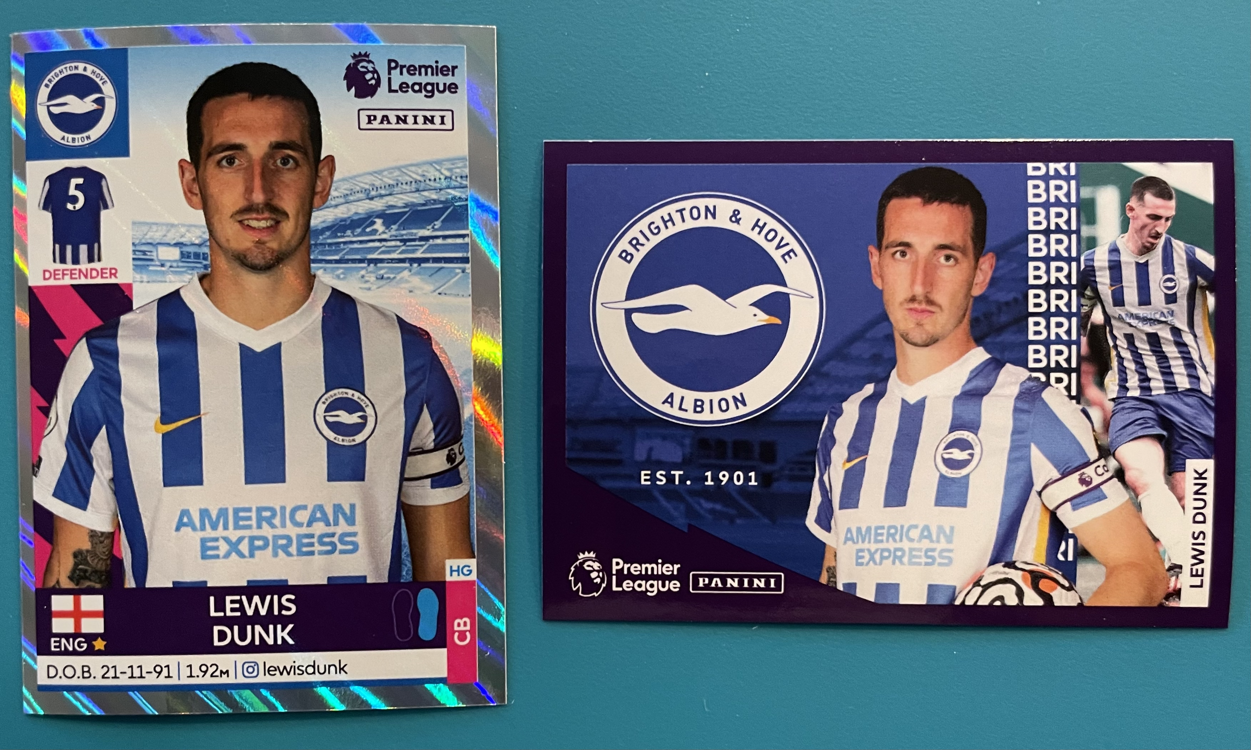 lewis dunk 2022 panini sticker