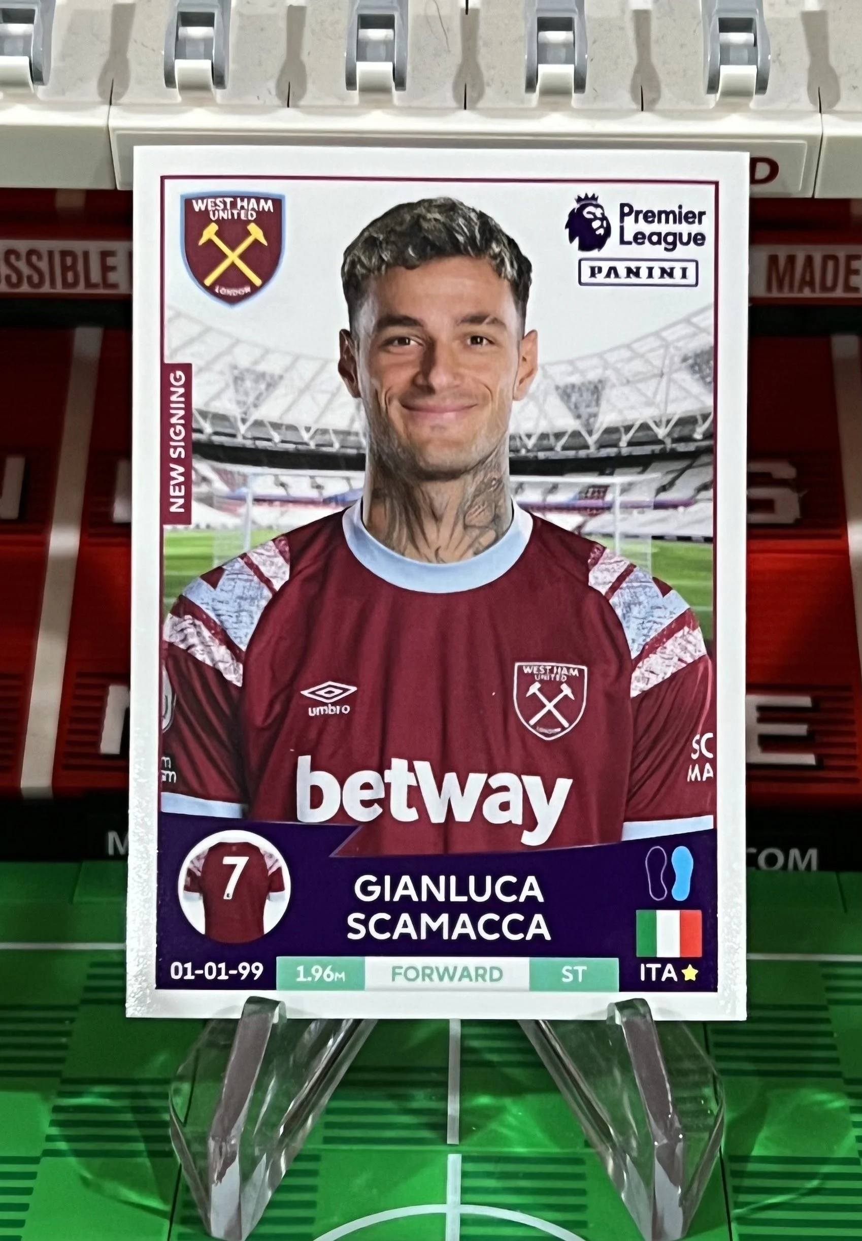 gianluca samacca 2023 panini sticker