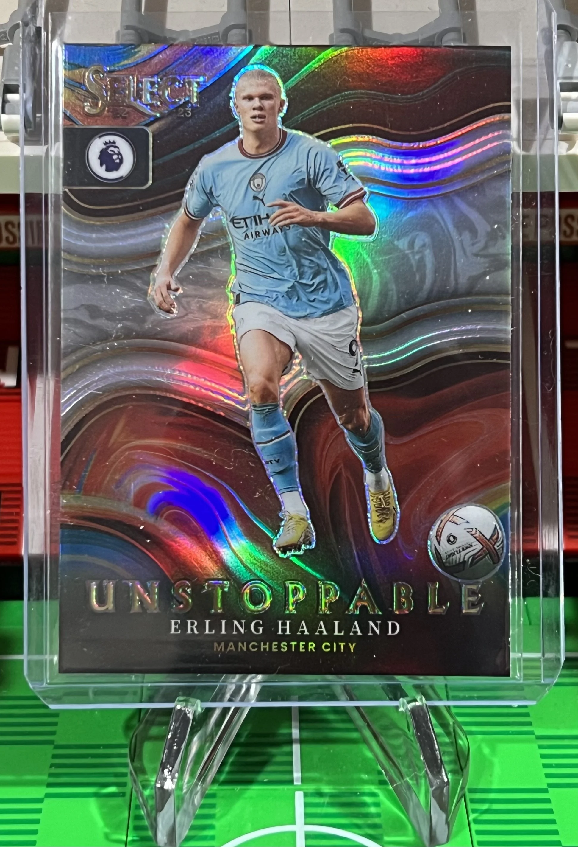 erling haaland 2023 Panini Select unstoppable Card