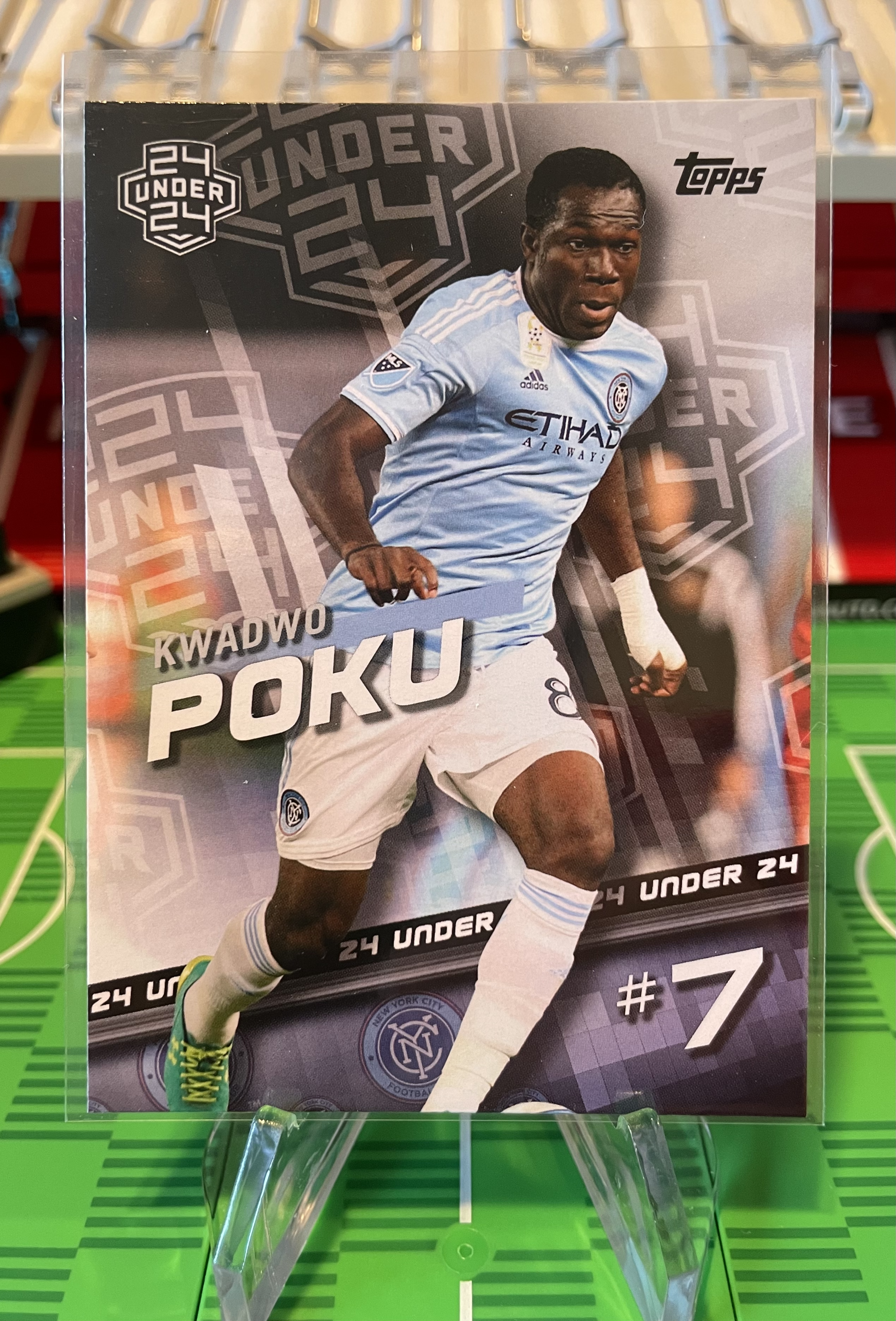 kwadwo poku rookie card 24 under 24 topps mls