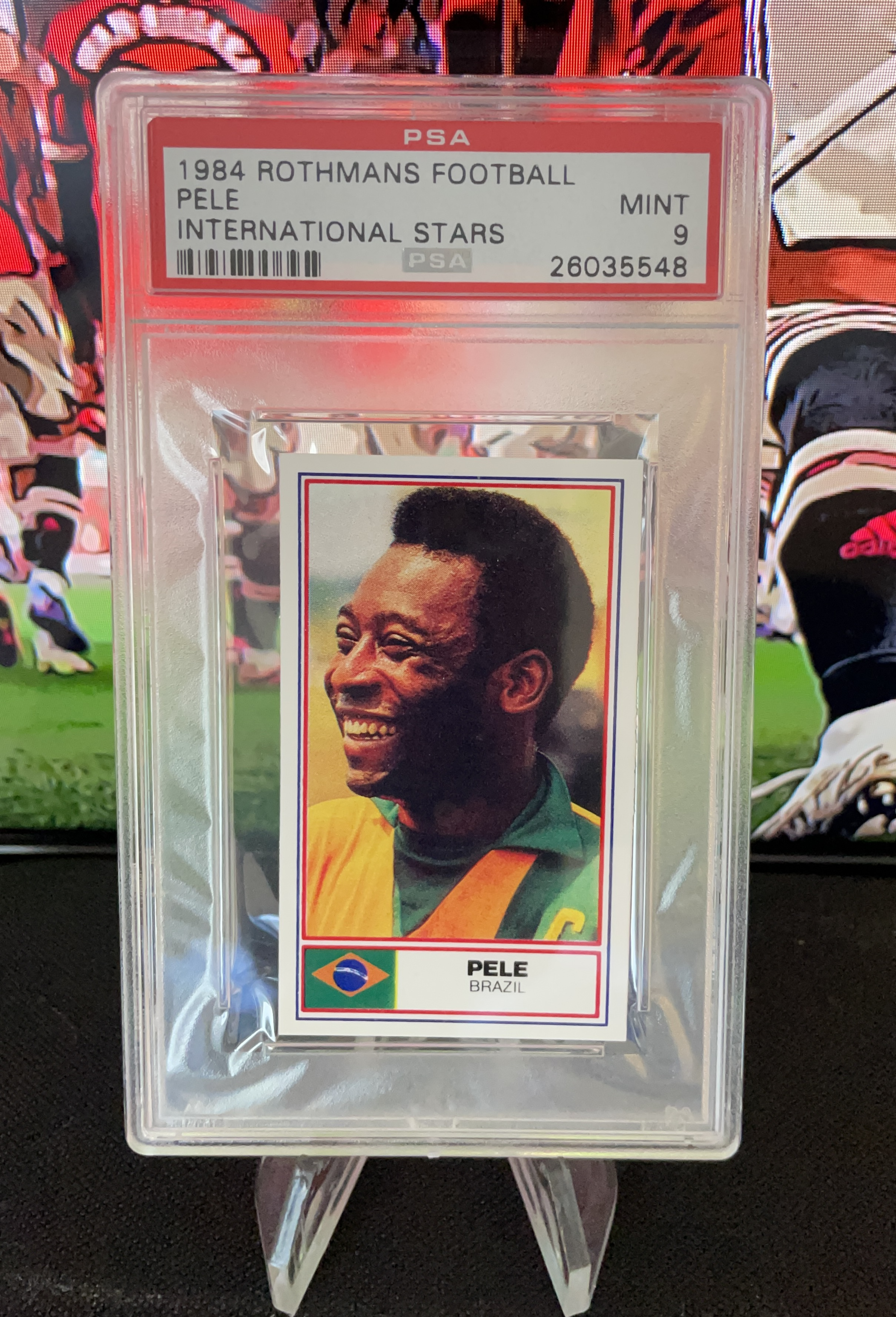 pele rothmans football card