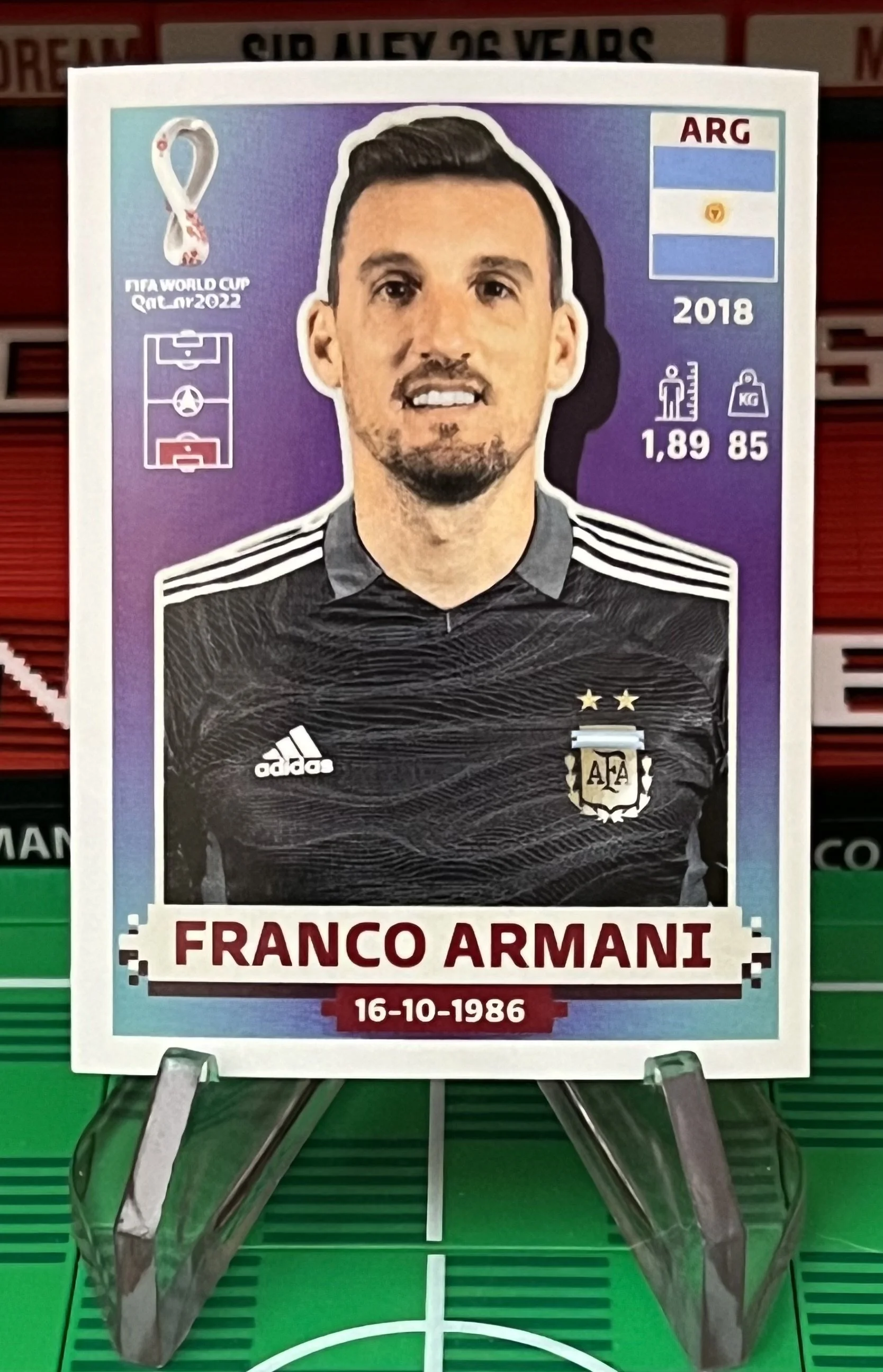 franco armani world cup qatar panini sticker