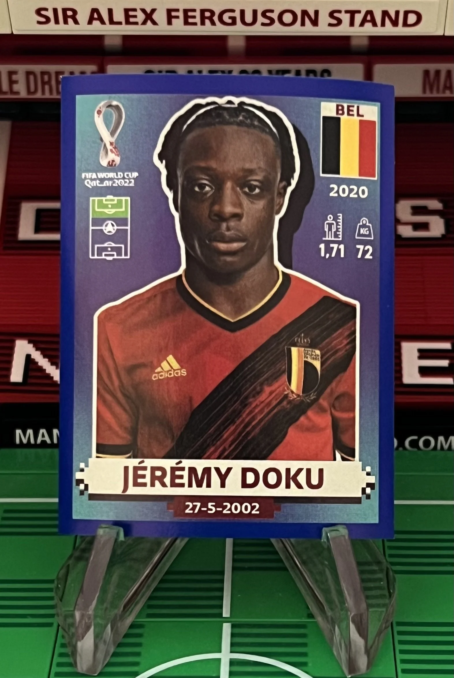 jeremy doku world cup qatar panini sticker