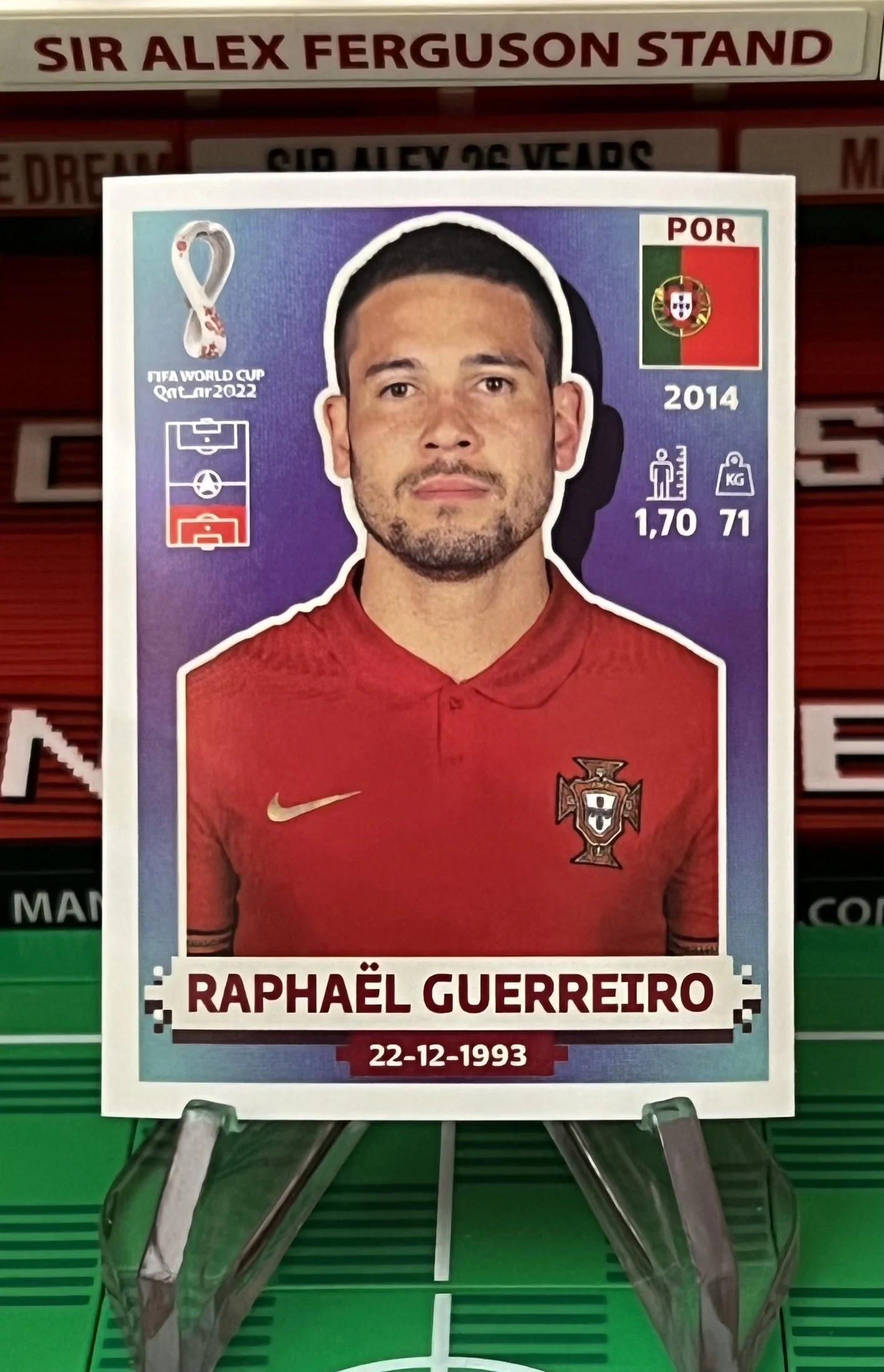 raphael guerreiro world cup qatar panini sticker
