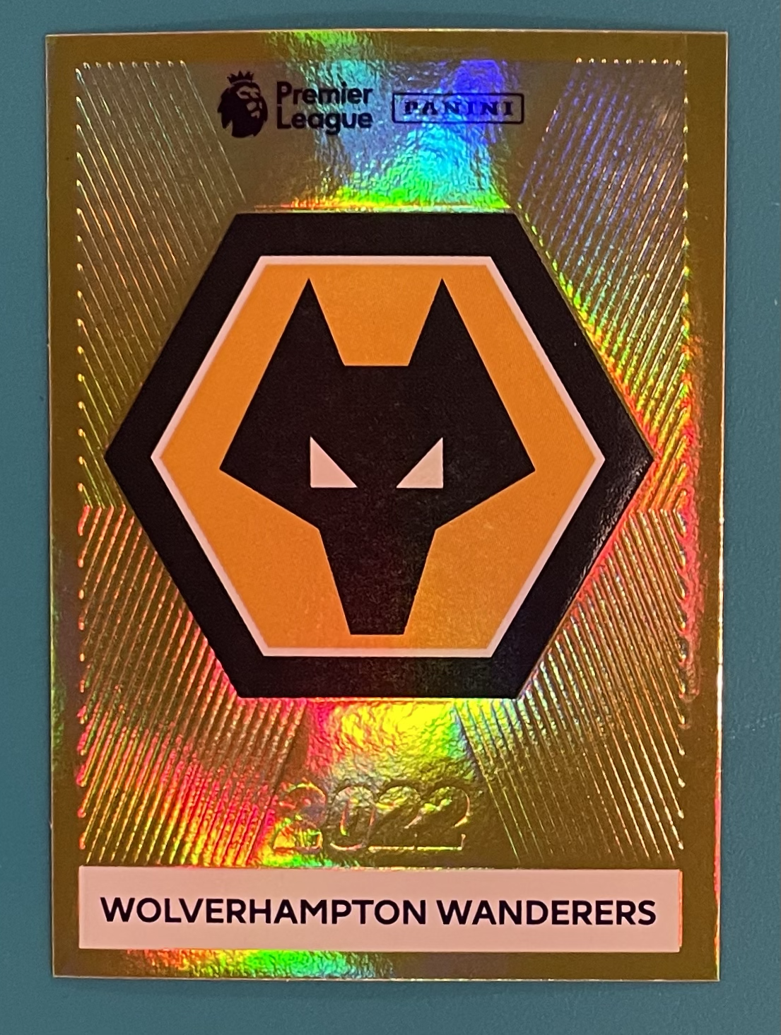 Wolverhampton Wanderers badge 2022 Panini Sticker