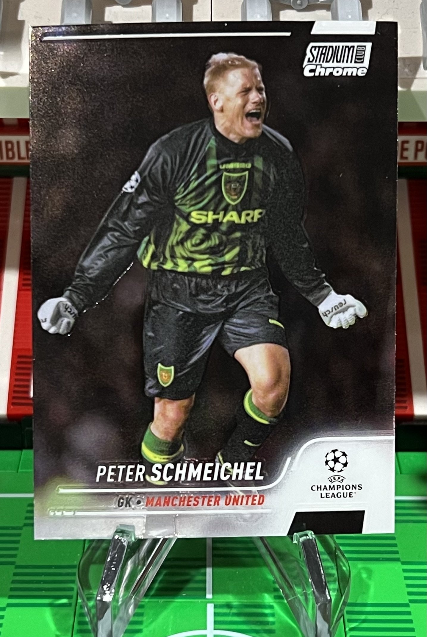 peter schmeichel 2022 Topps Stadium Club Chrome Card