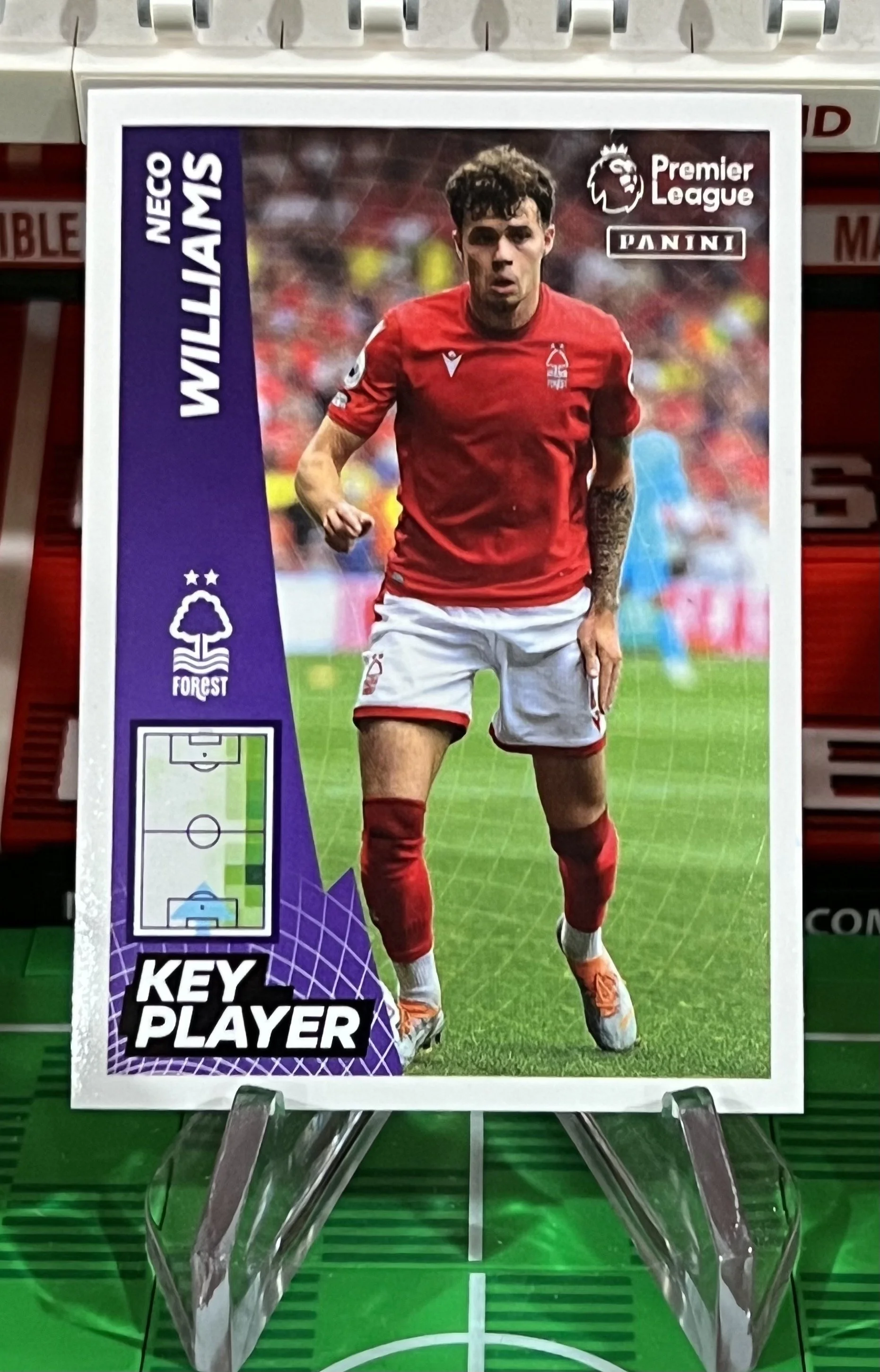 neco williams 2023 panini key player sticker