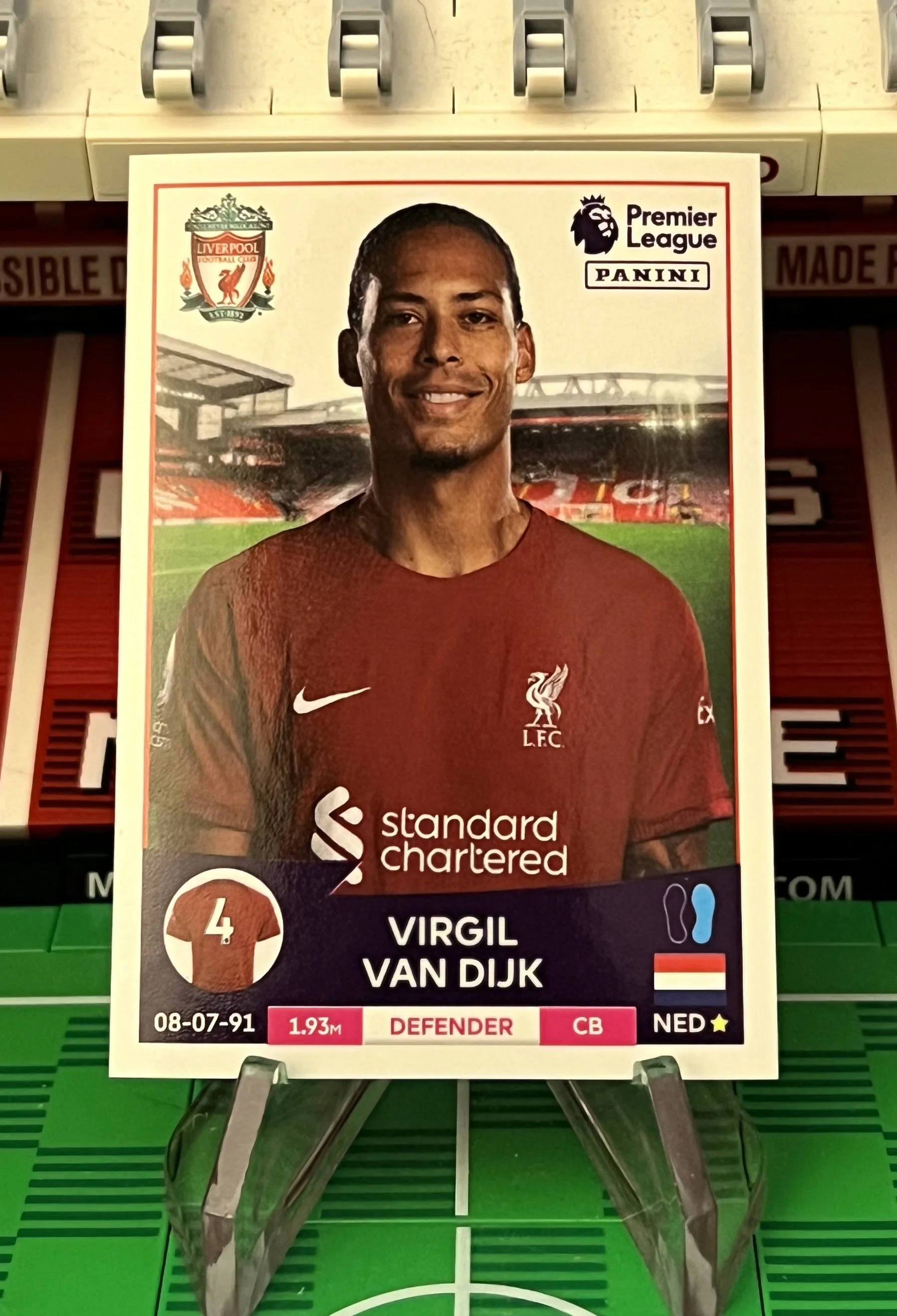 virgil van dijk 2023 panini sticker
