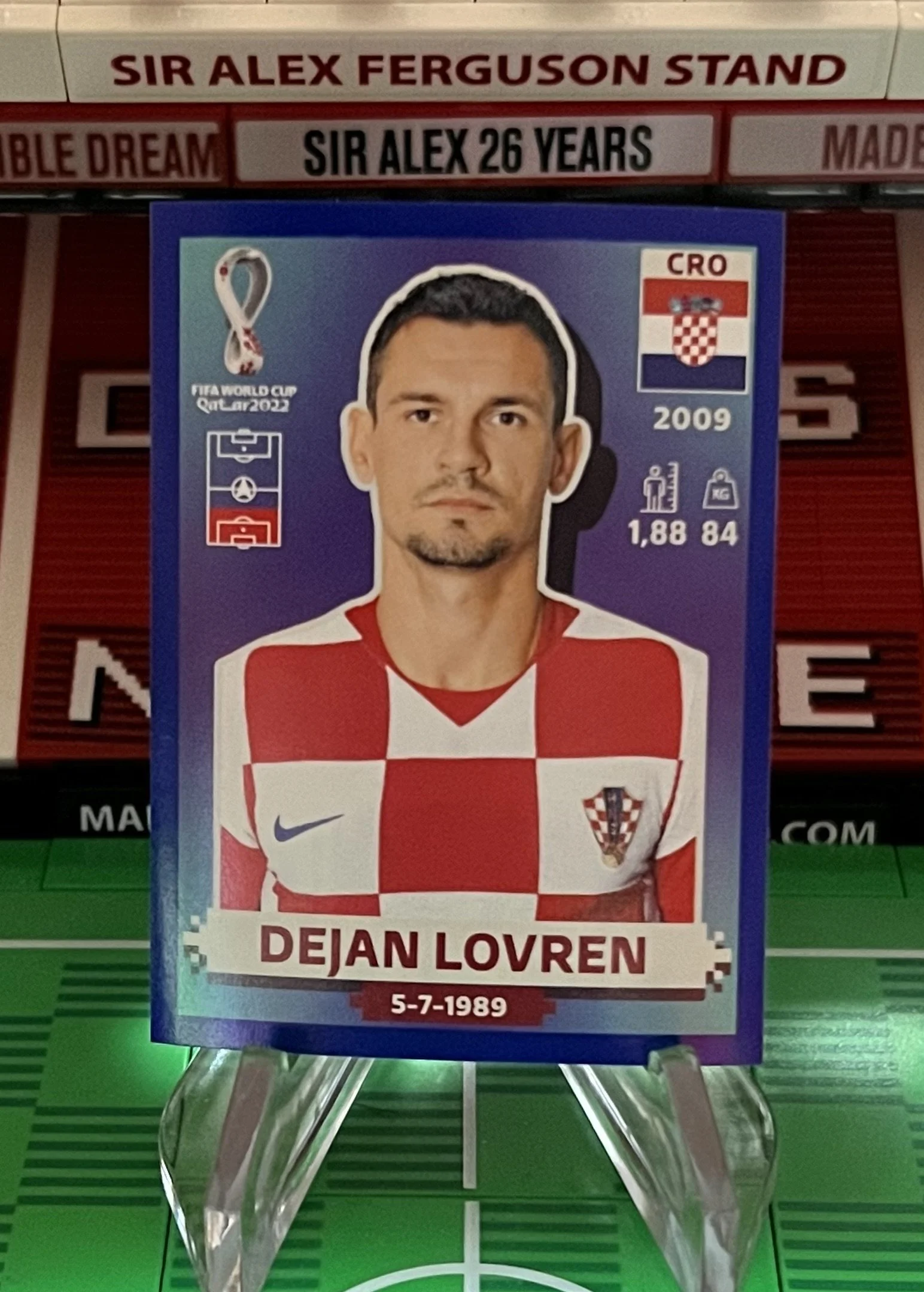 dejan lovren world cup qatar panini sticker