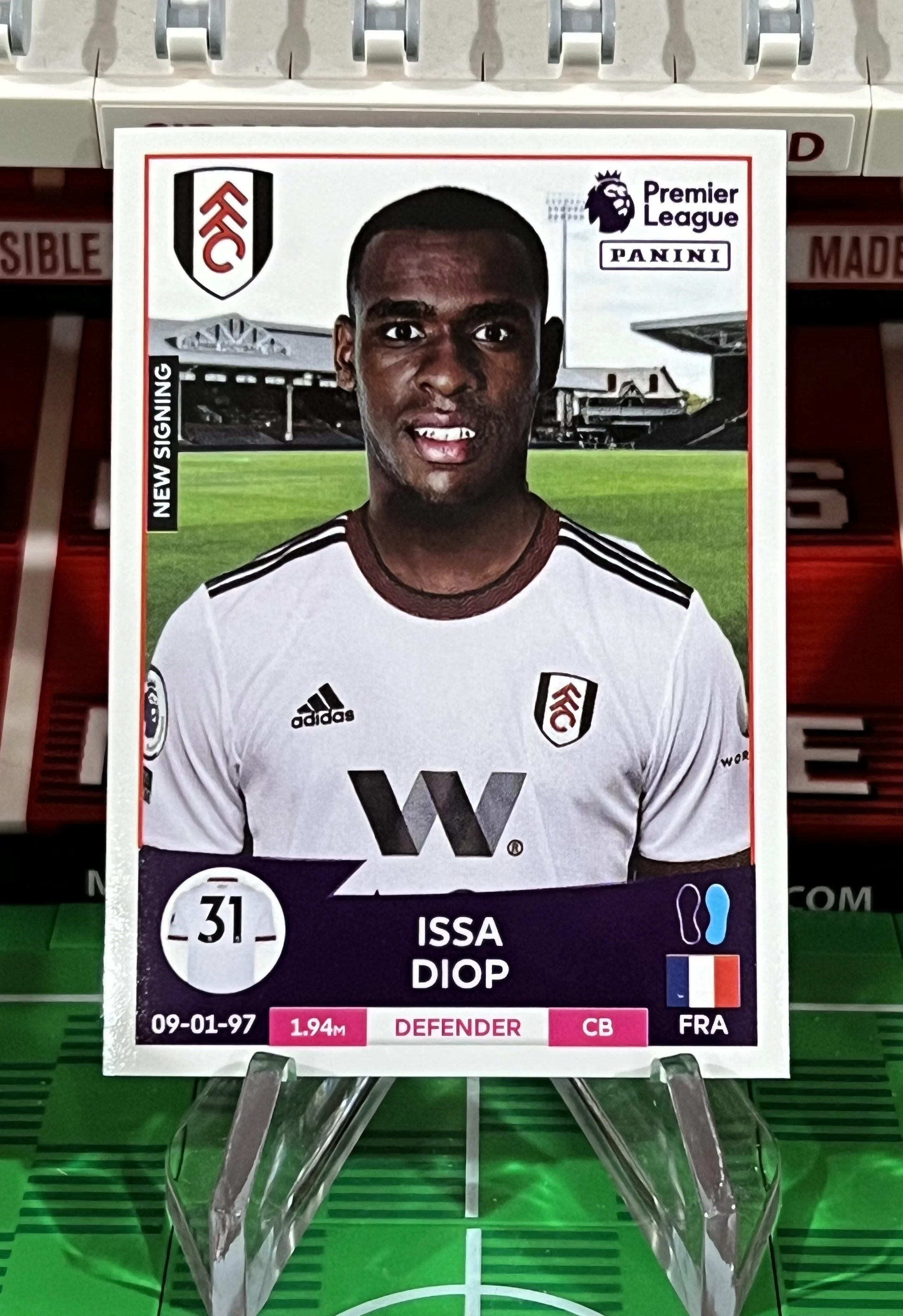 issa diop 2023 panini sticker