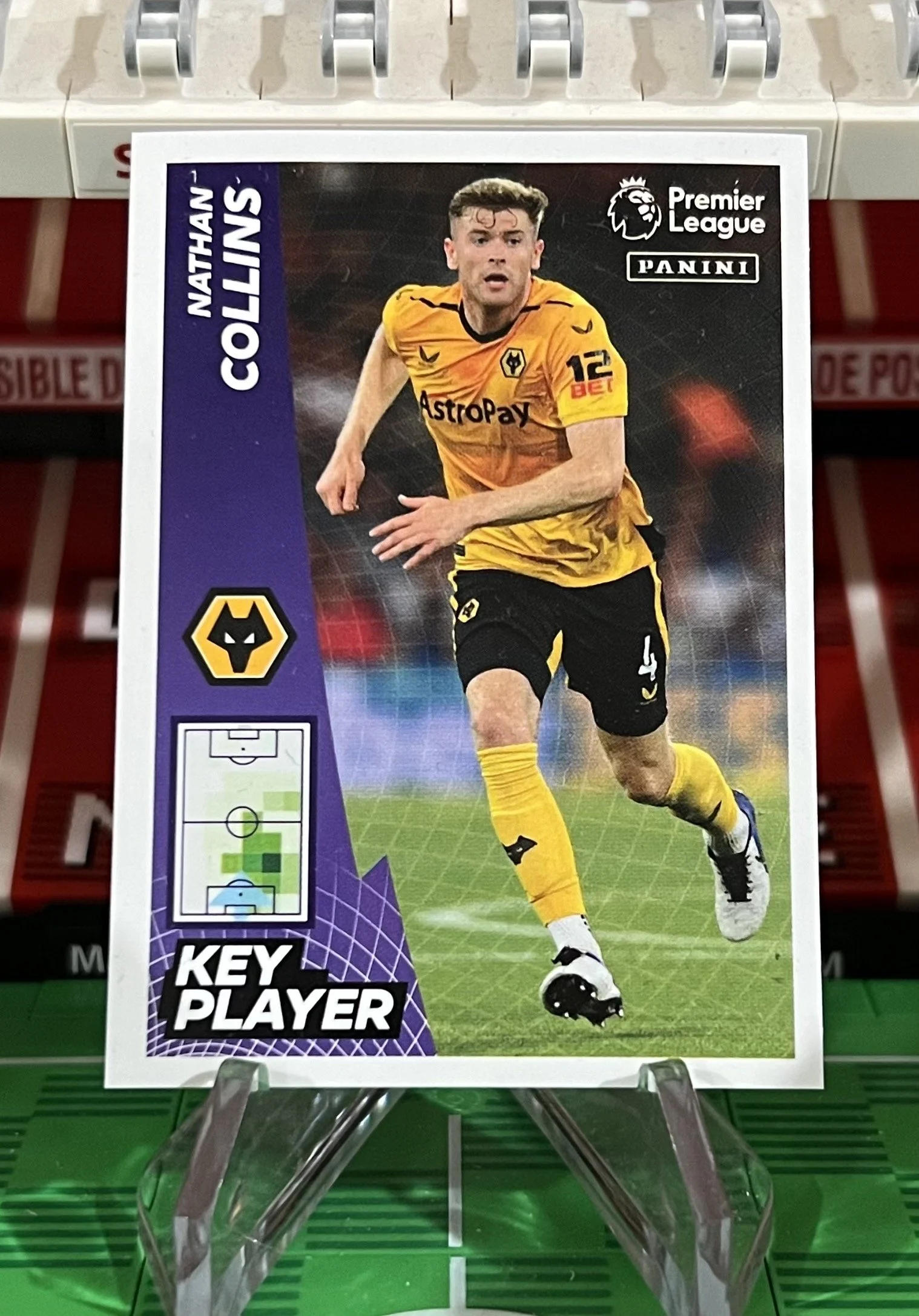 nathan collins 2023 panini key player sticker