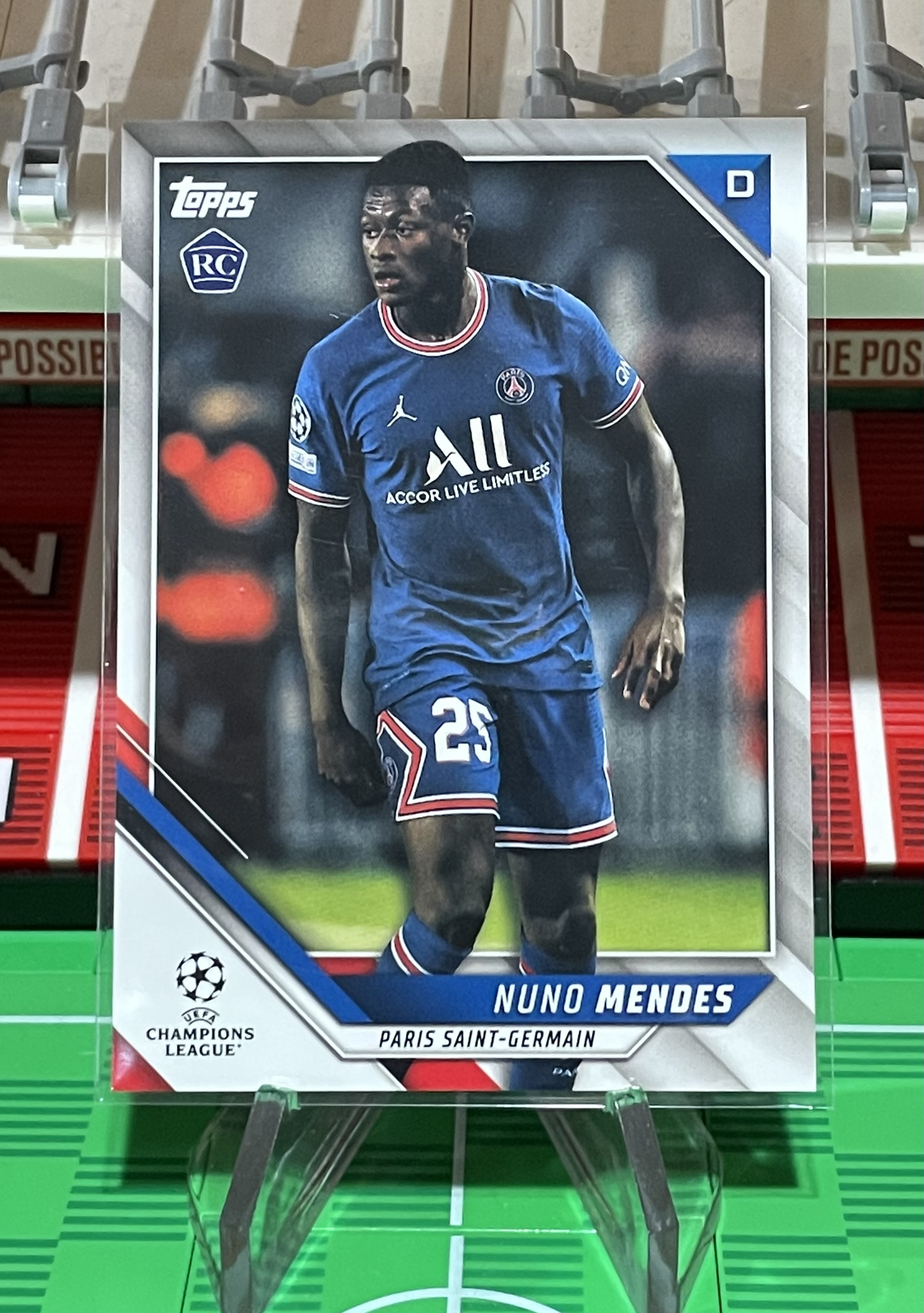 nuno mendes rookie card 2021:22 Topps UEFA Champions League Card