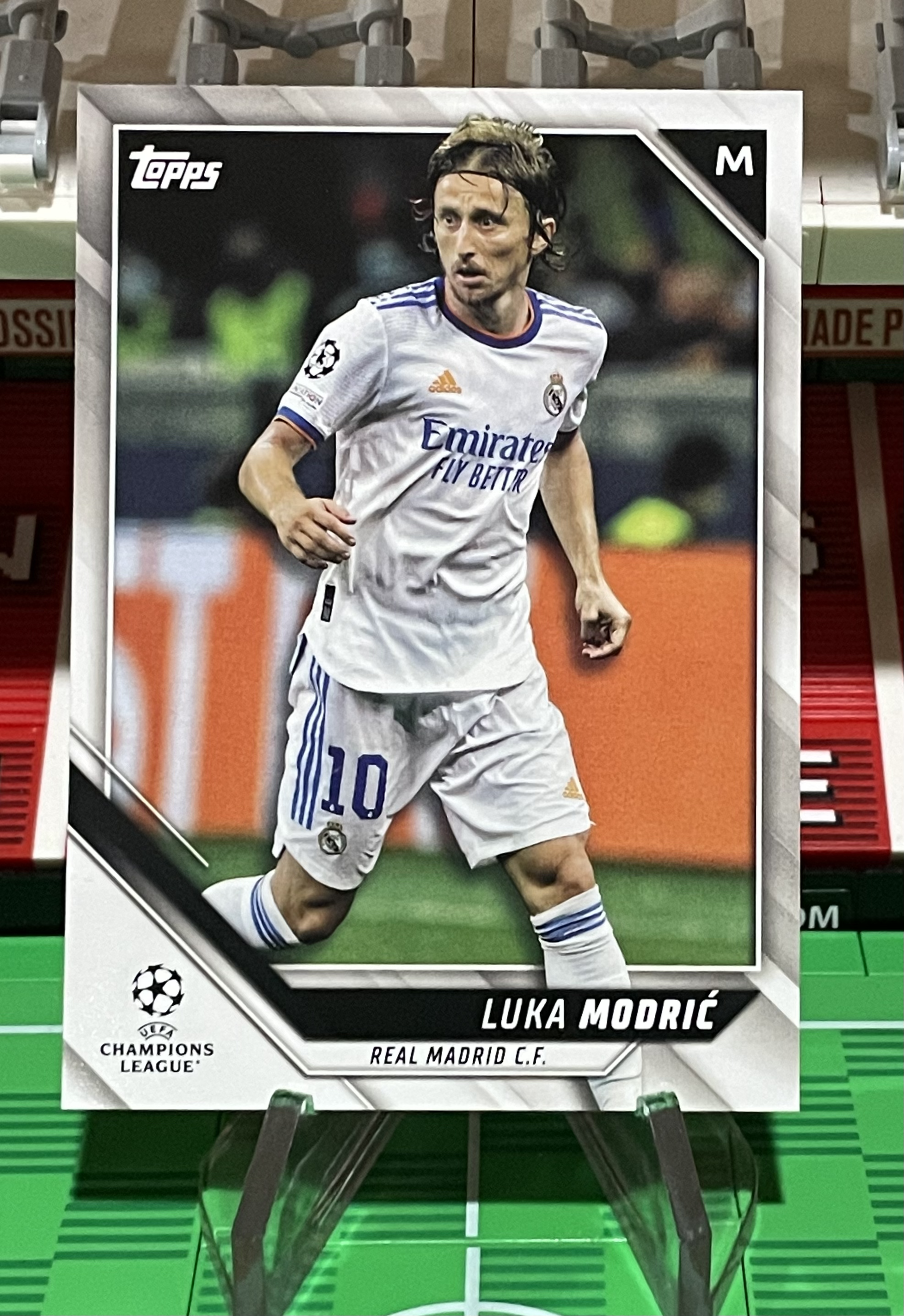 luka modric 2022 topps uefa champions league card