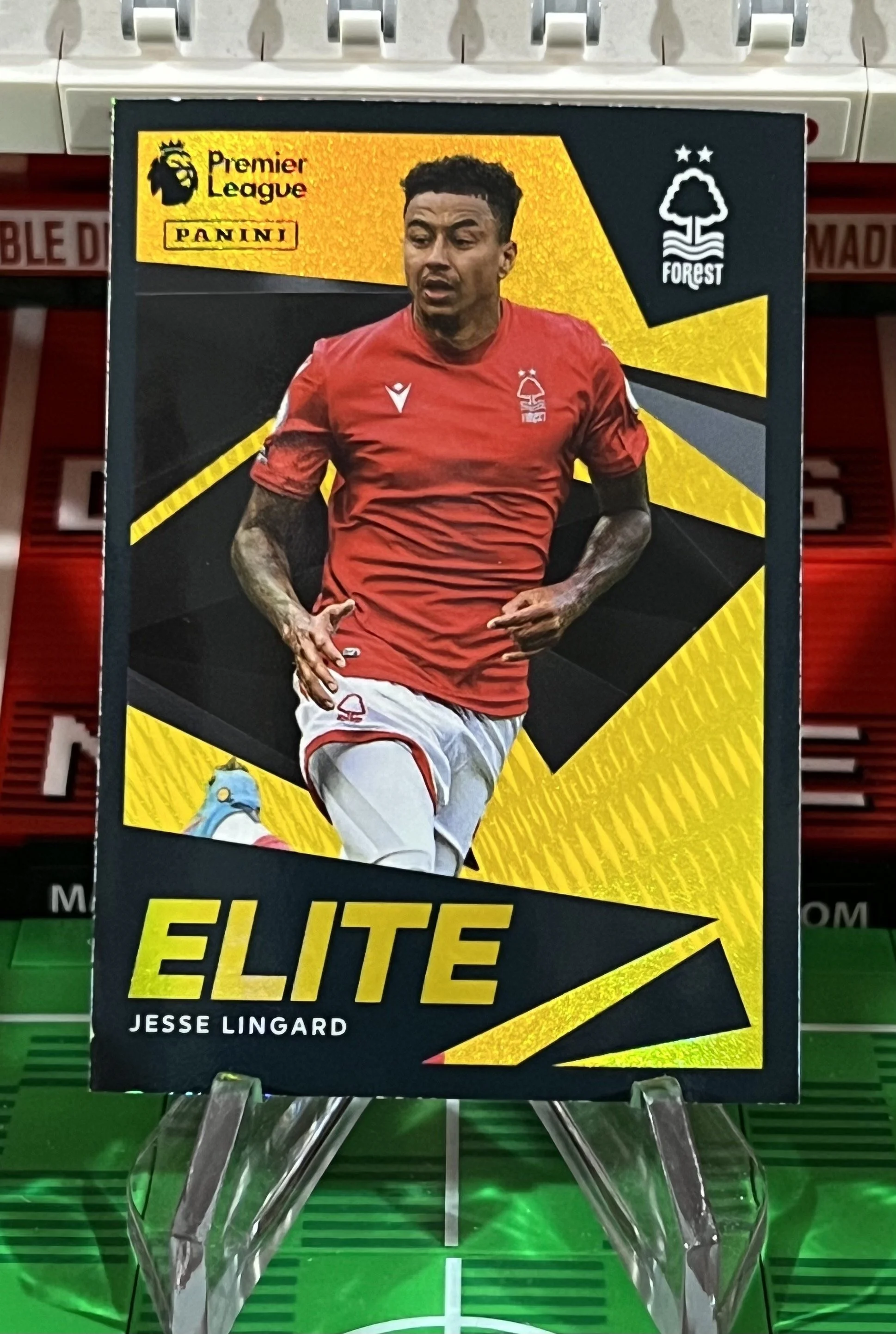 jesse lingard 2023 panini elite gold sticker