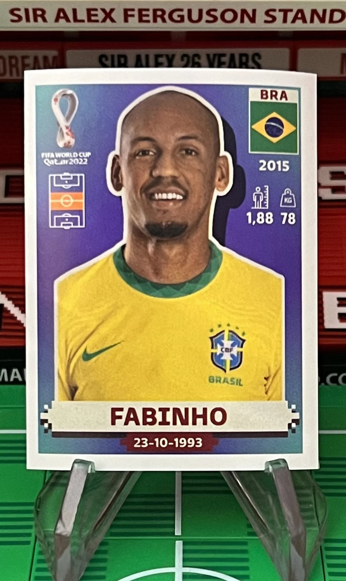 fabinho world cup qatar panini sticker