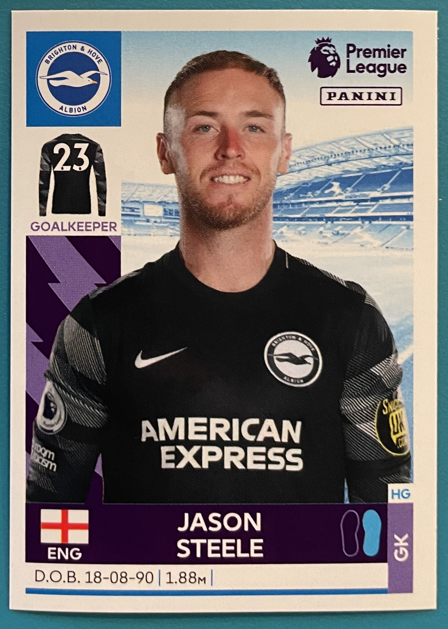 jason steele 2022 panini sticker