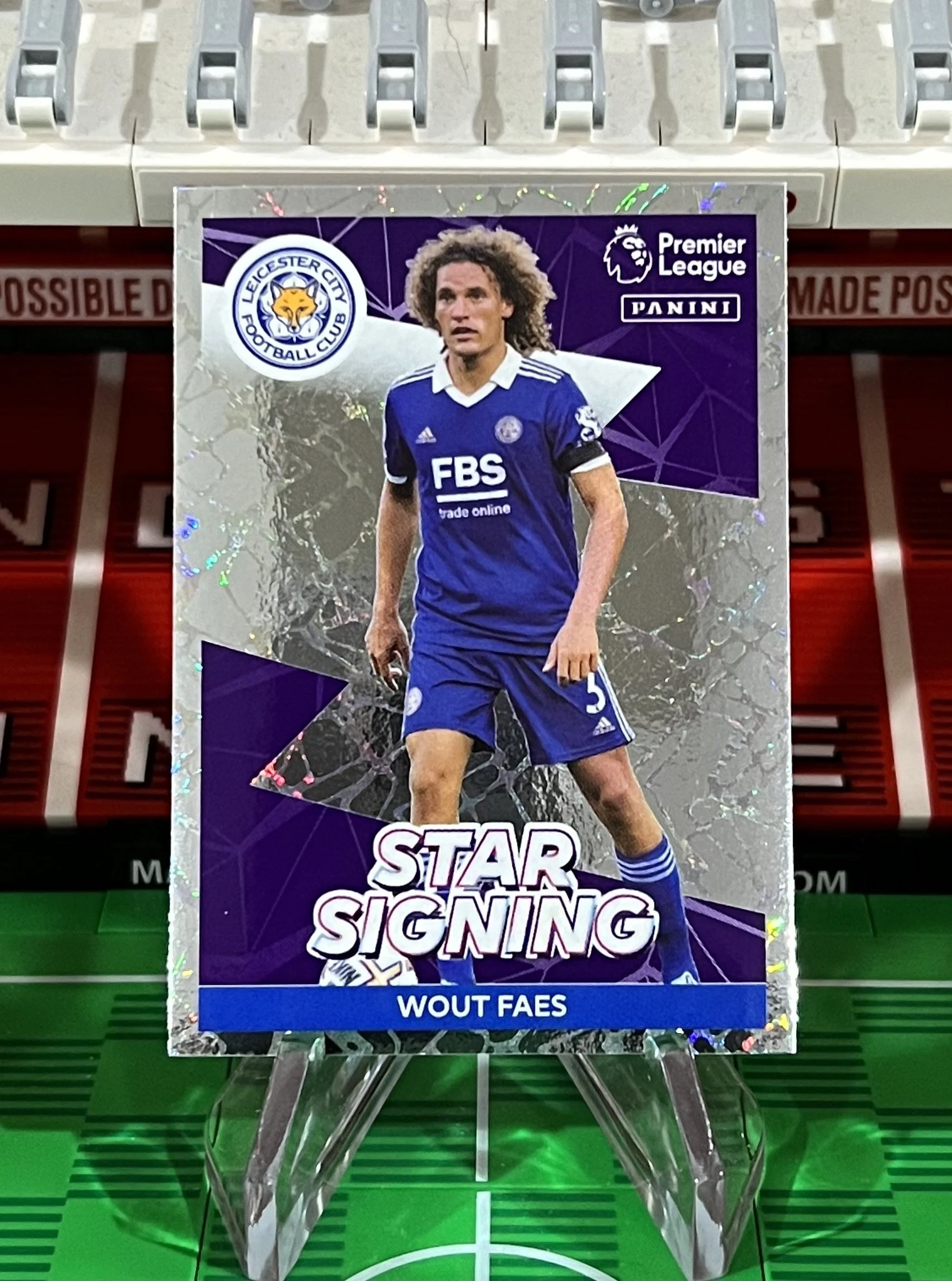 wout faes 2023 panini star singing sticker