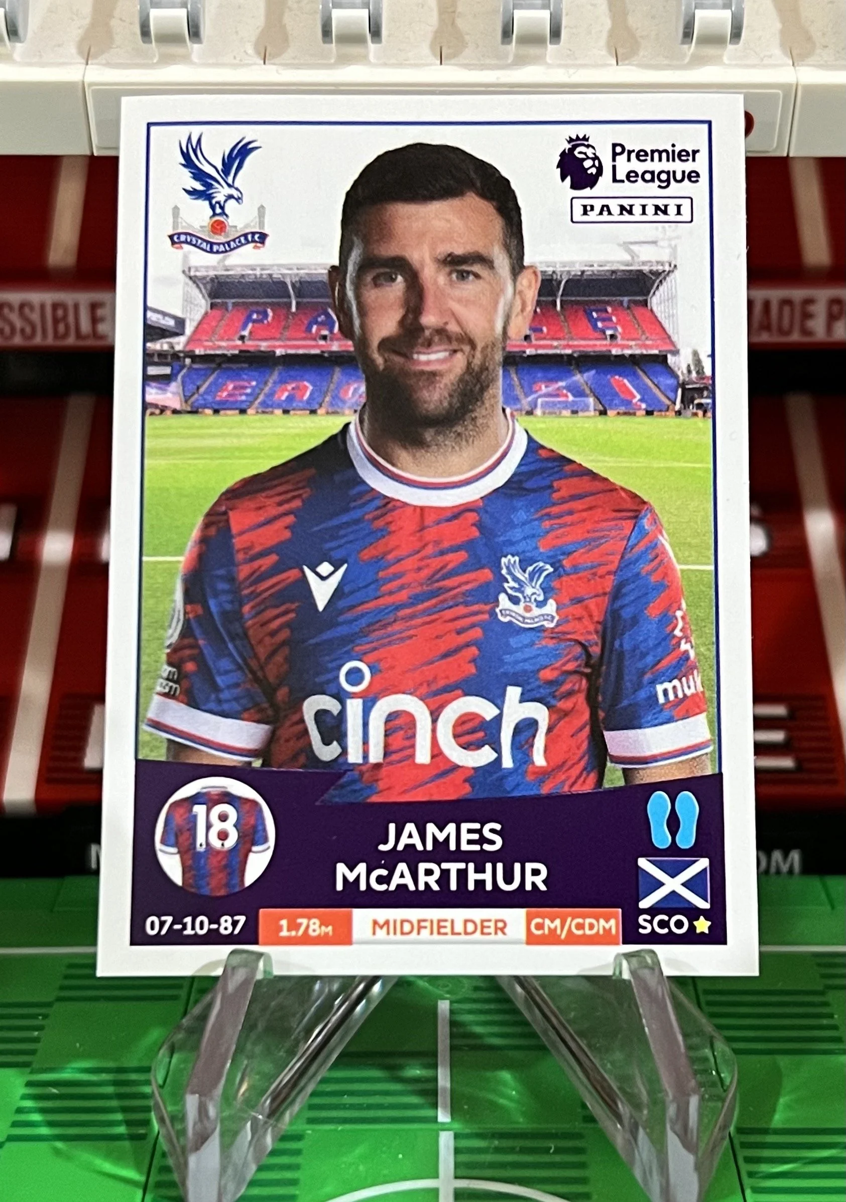 james mcarthur 2023 panini sticker