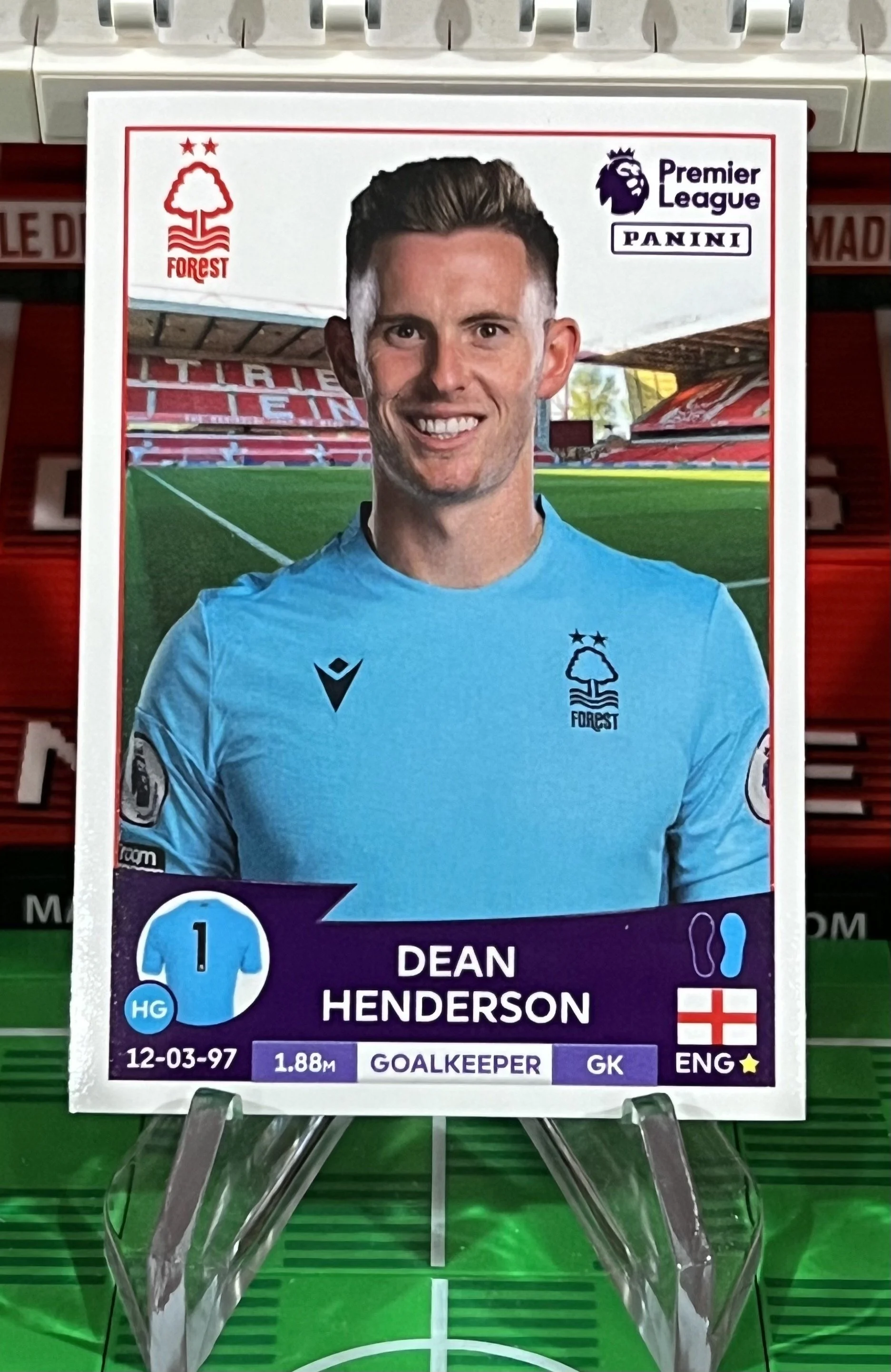 dean henderson 2023 panini sticker