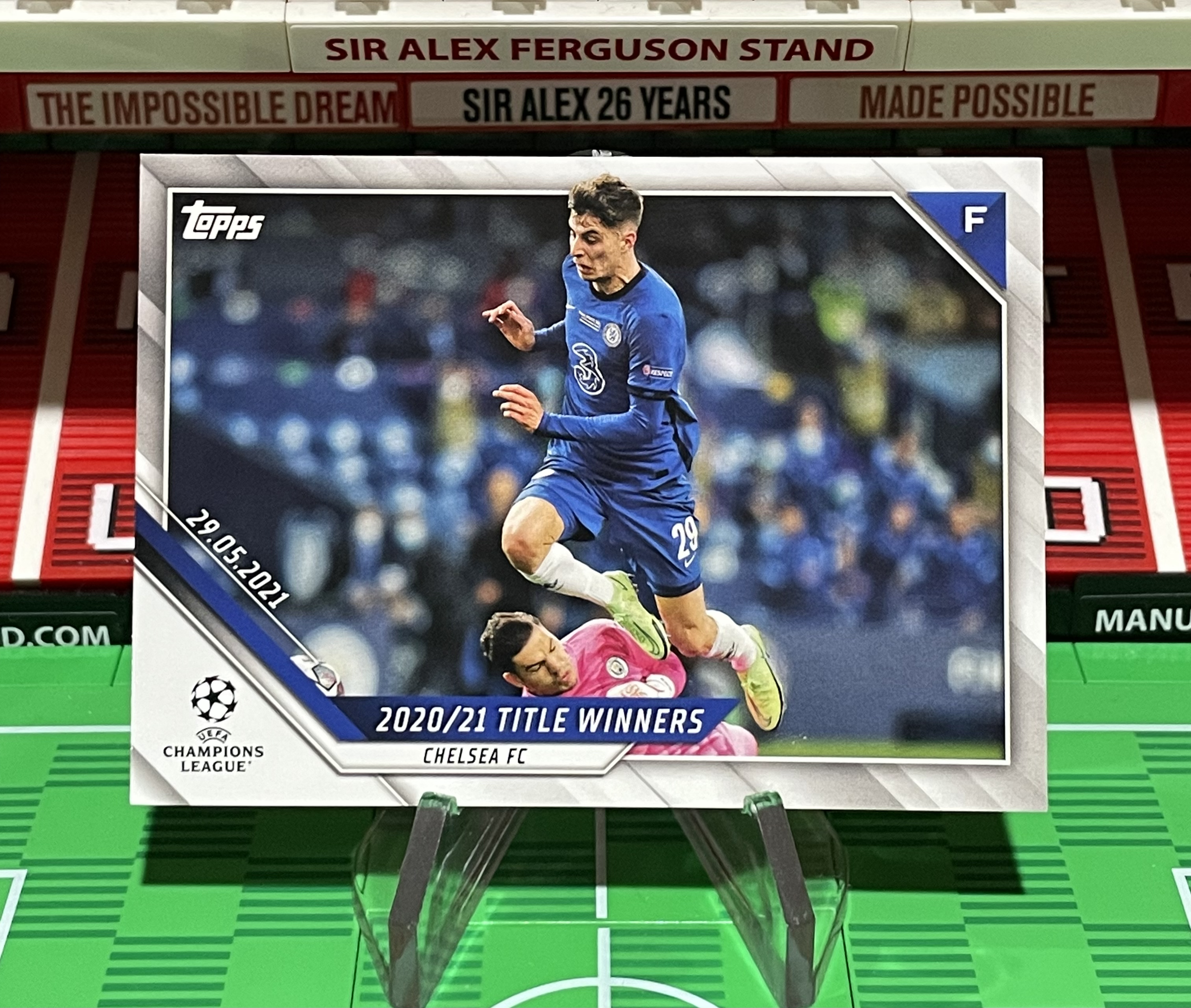kai havertz 2021-22 champions league title winners card